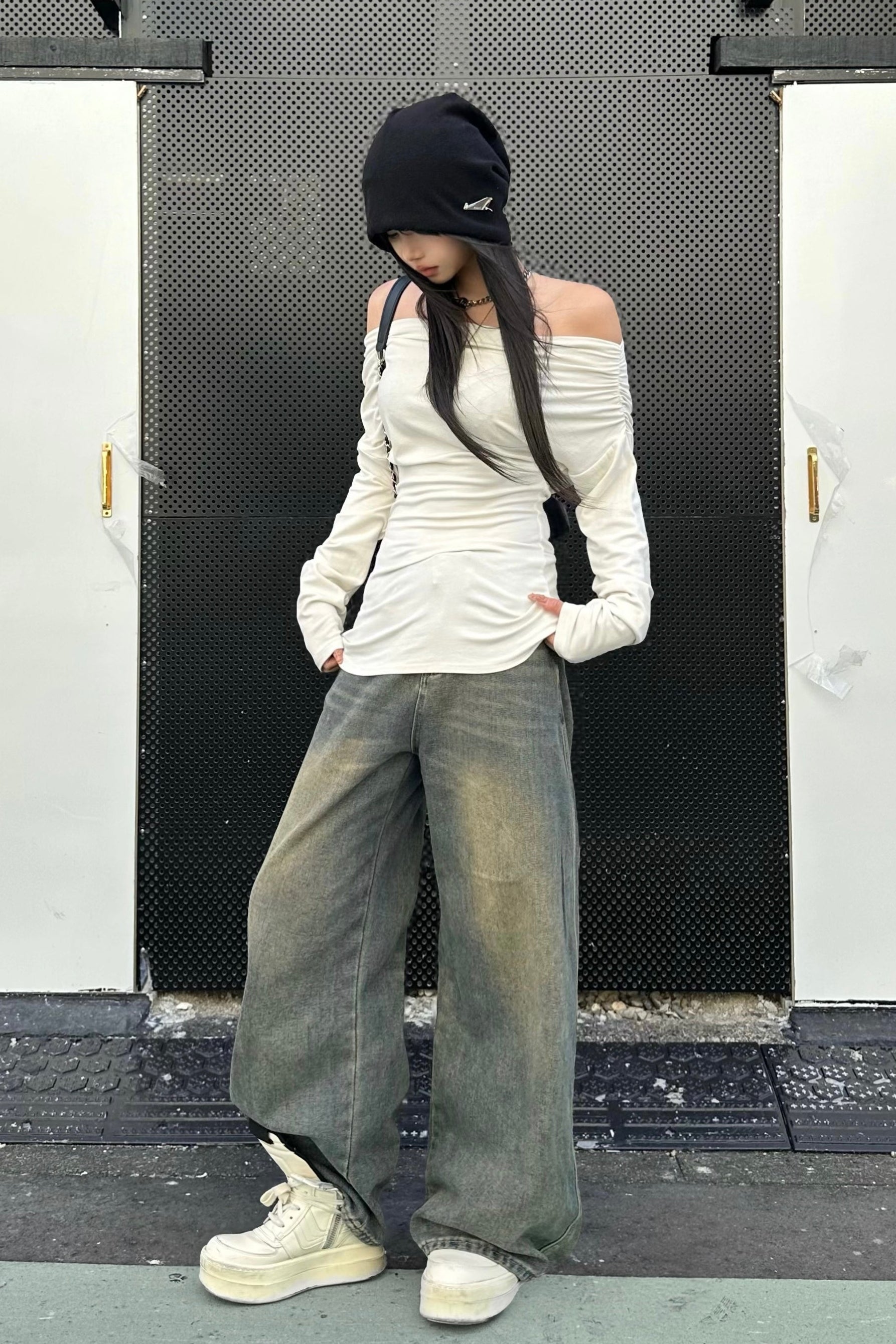 ヴィンテージワイドレッグパンツ NA10410