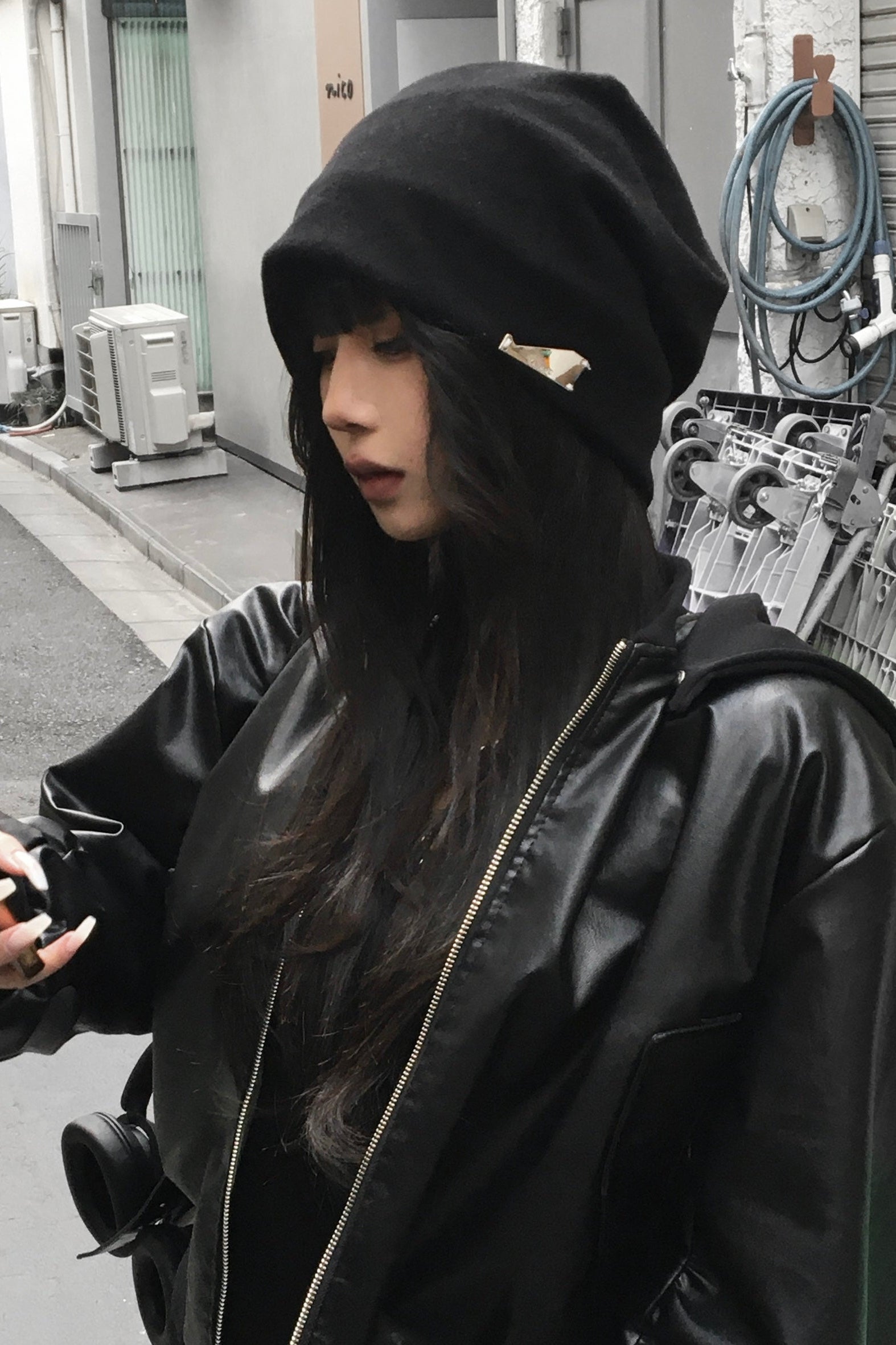 ワンポイントシンプルビーニー NA10322