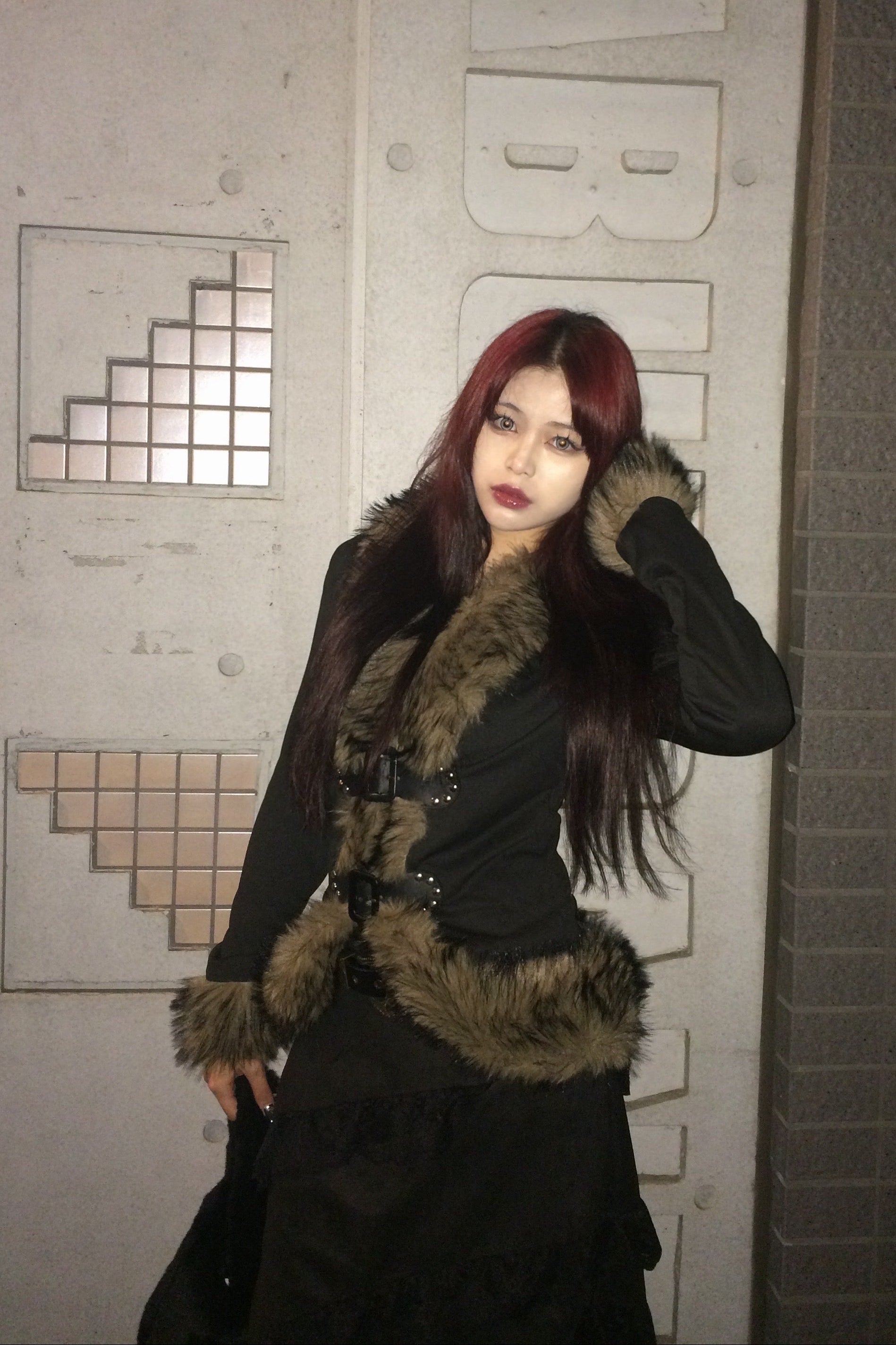 ファーバックルジャケット NA10172