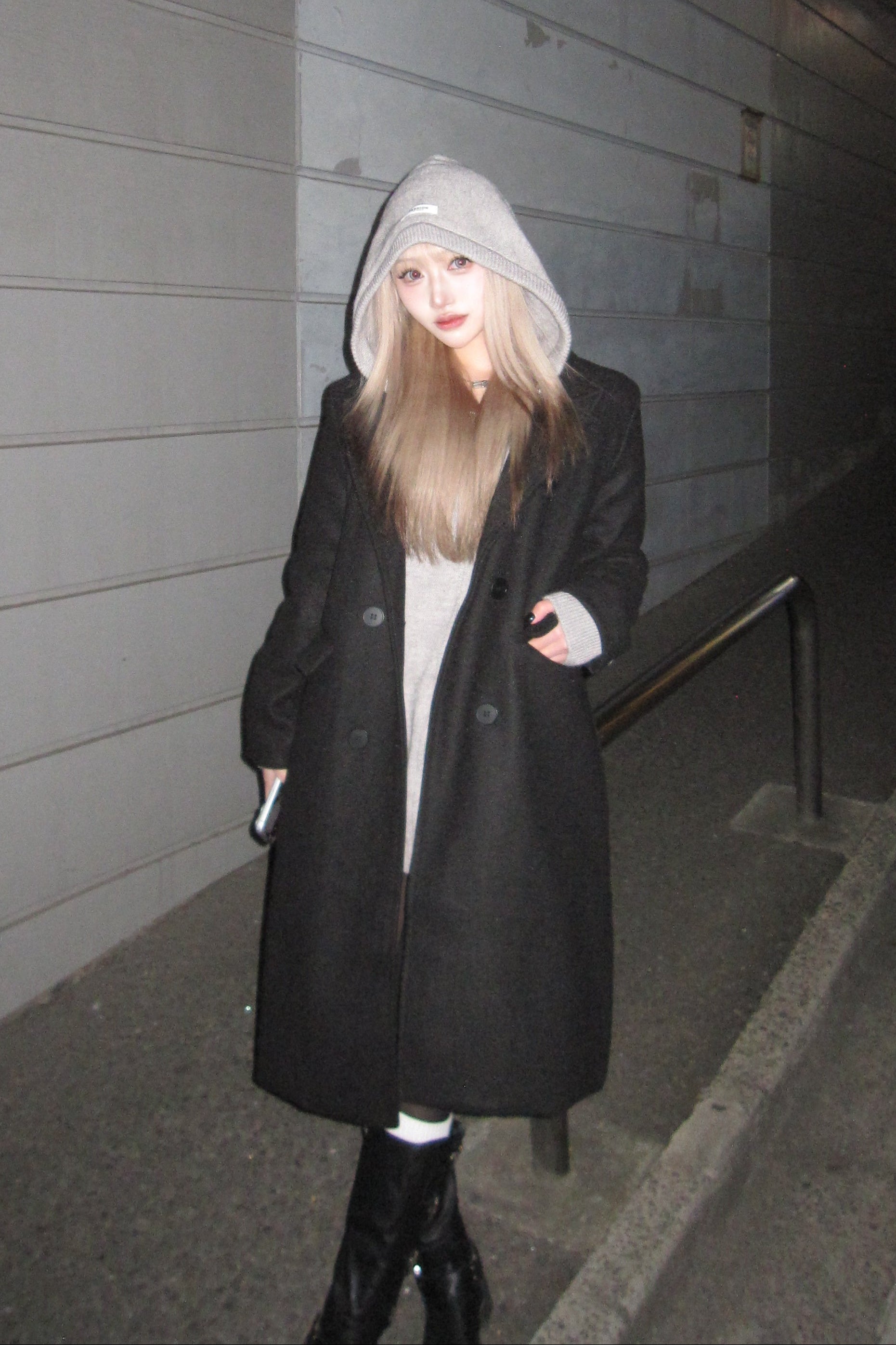 オーバーサイズロングコート NA10391