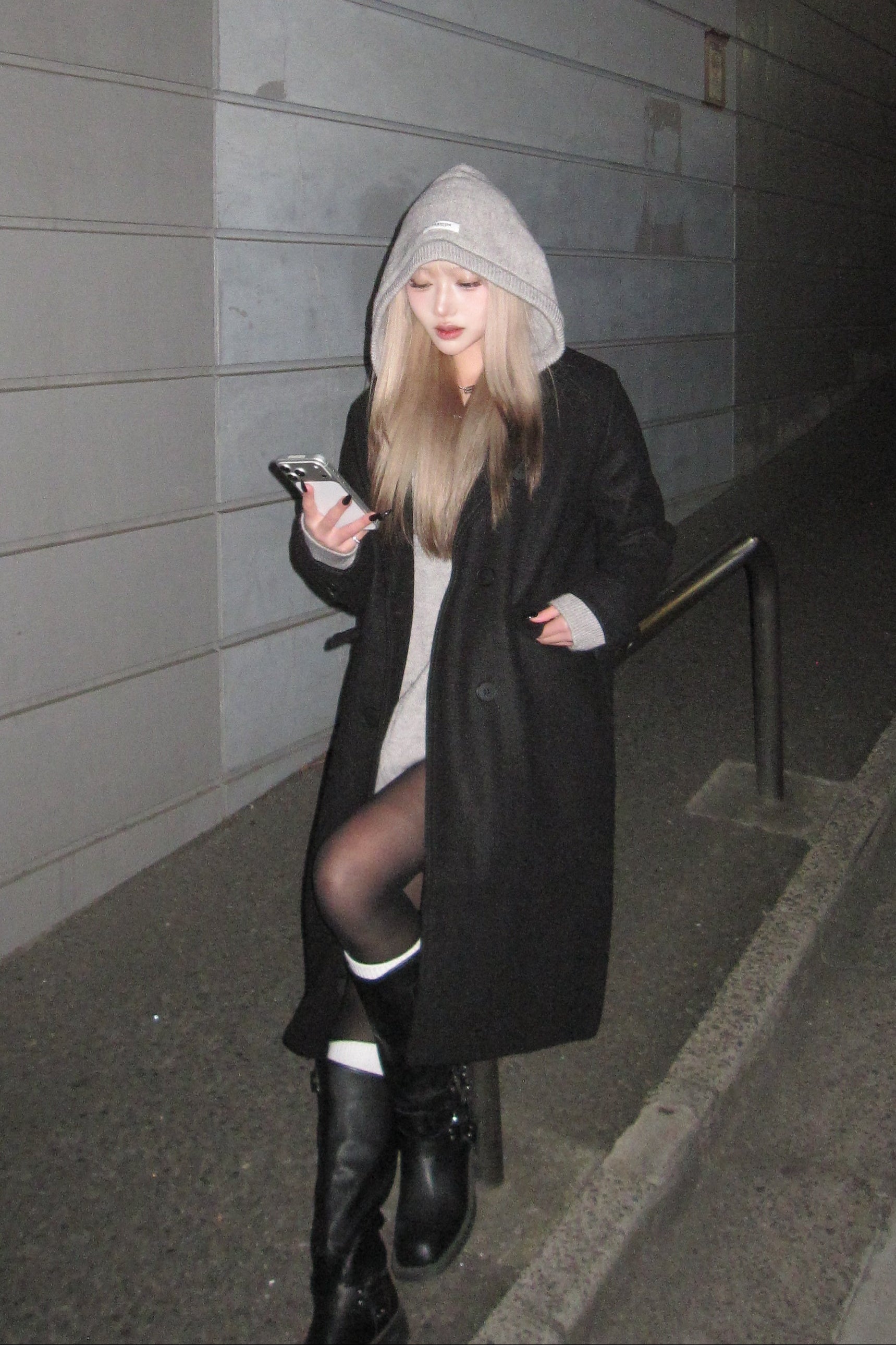 オーバーサイズロングコート NA10391