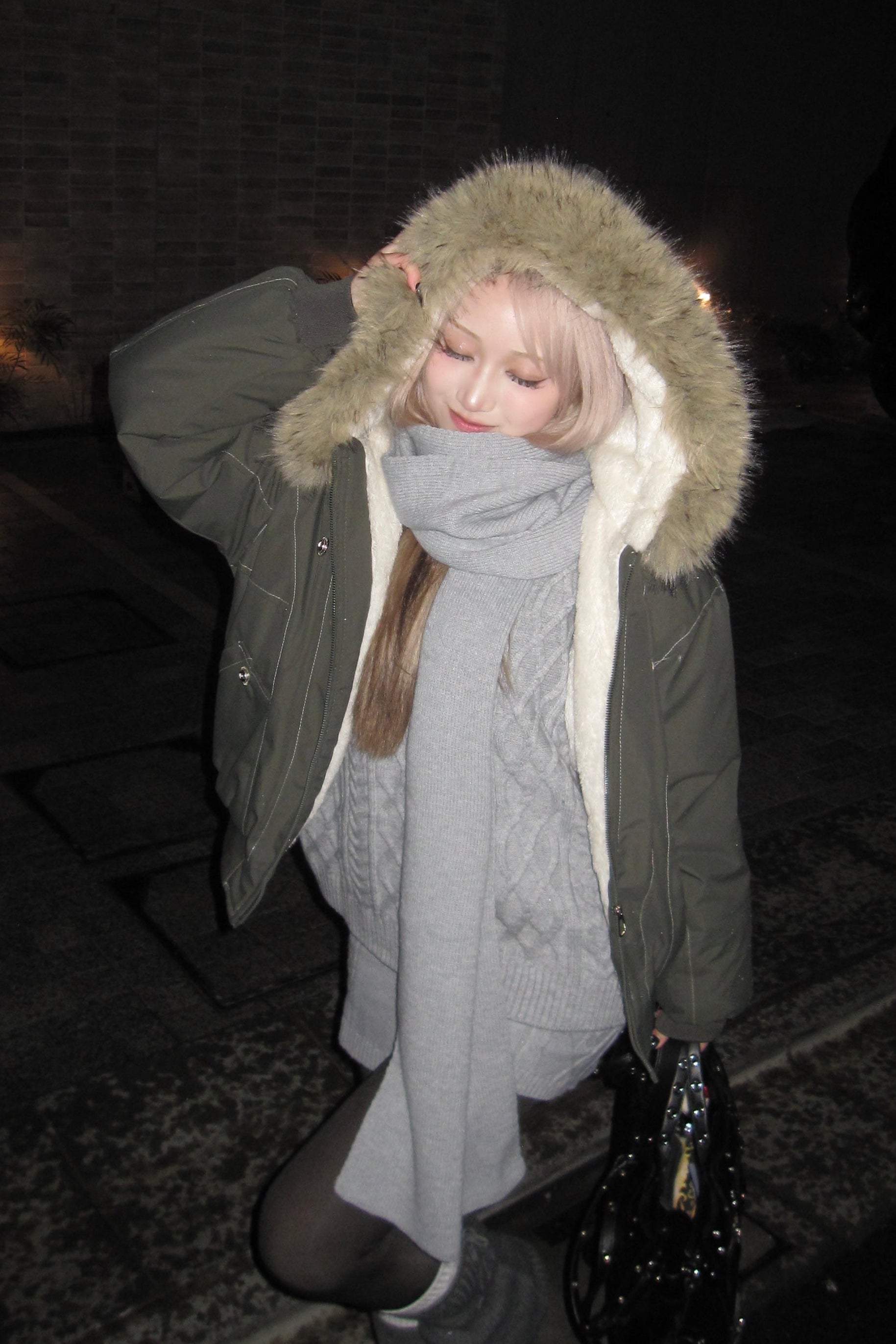 グレーニットセットアップ NA10397