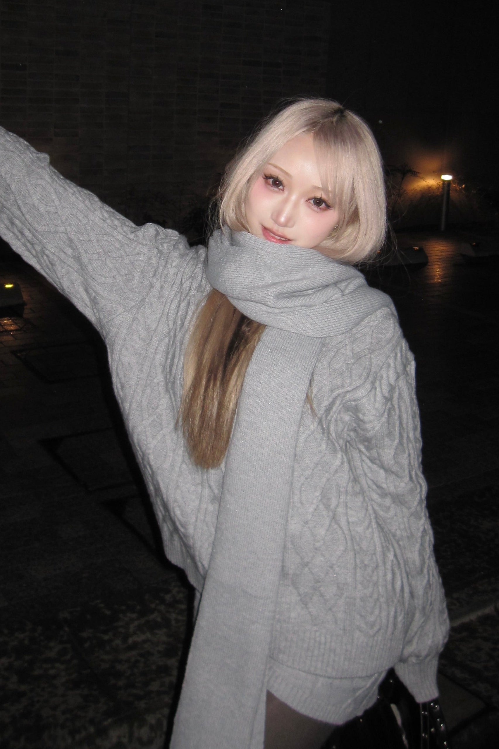 グレーニットセットアップ NA10397