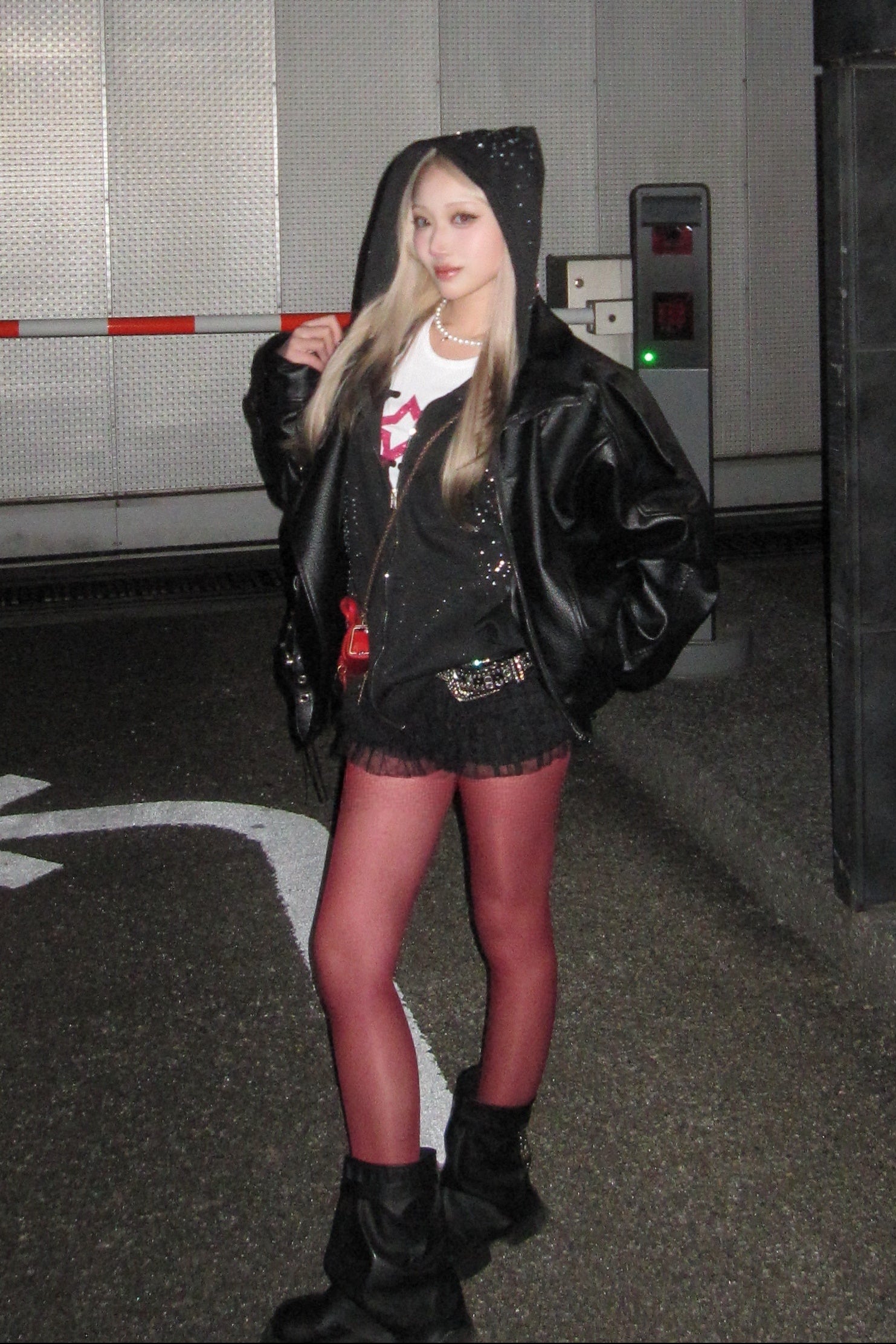 オーバーサイズビジューパーカー NA10394