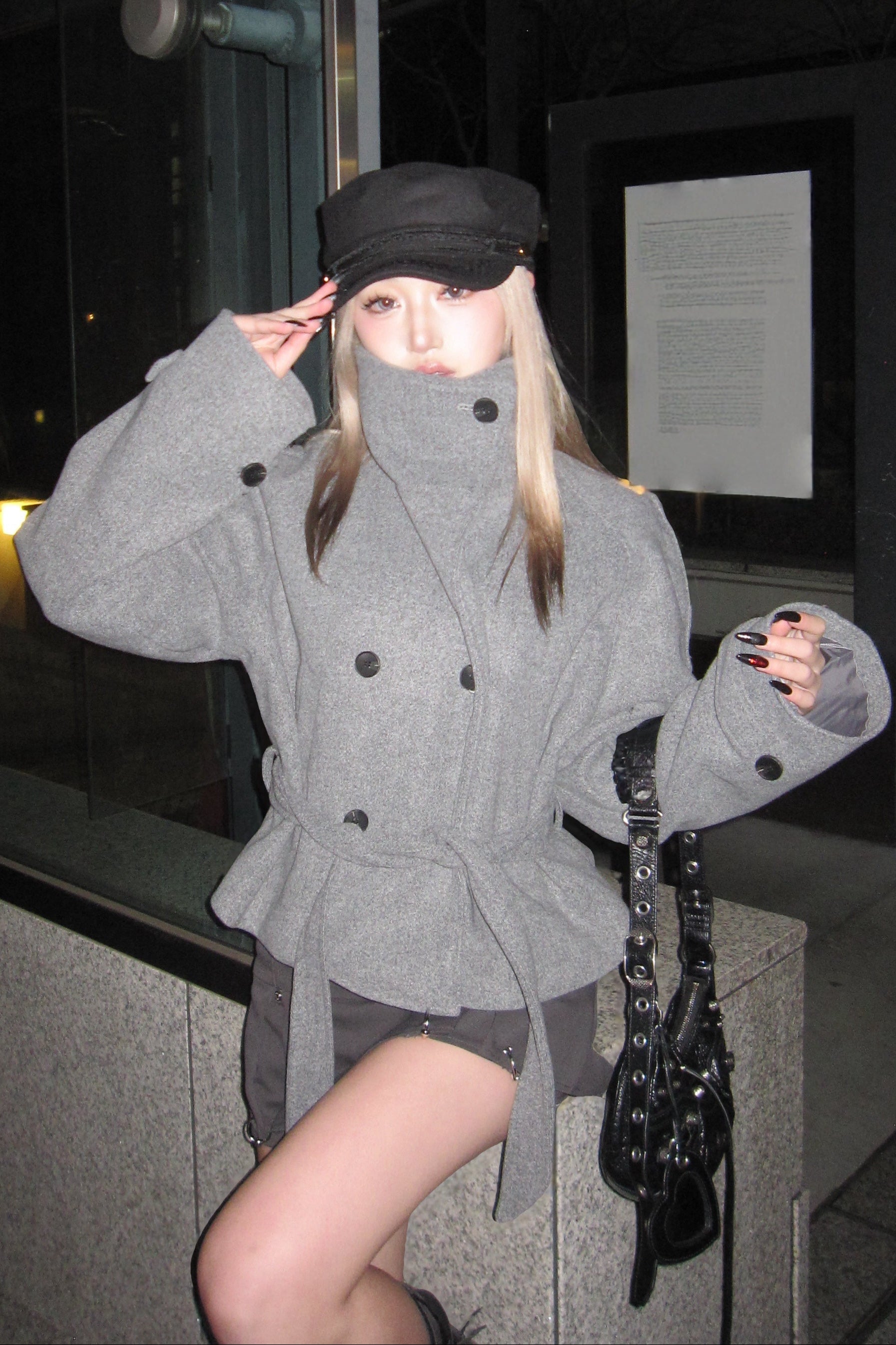 ウエストタイクロップドジャケット NA10396