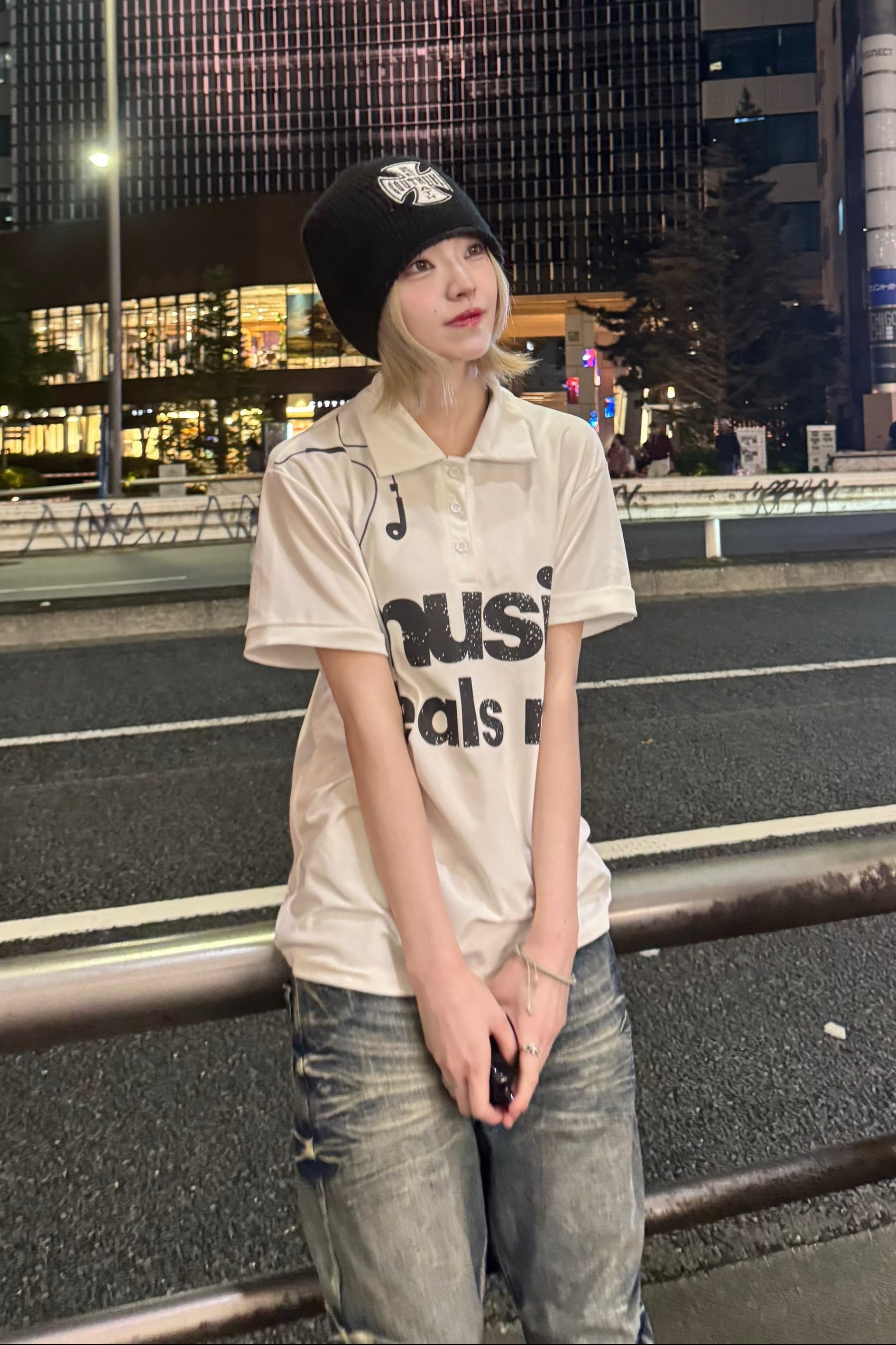 グラフィックポロTシャツ NA10568