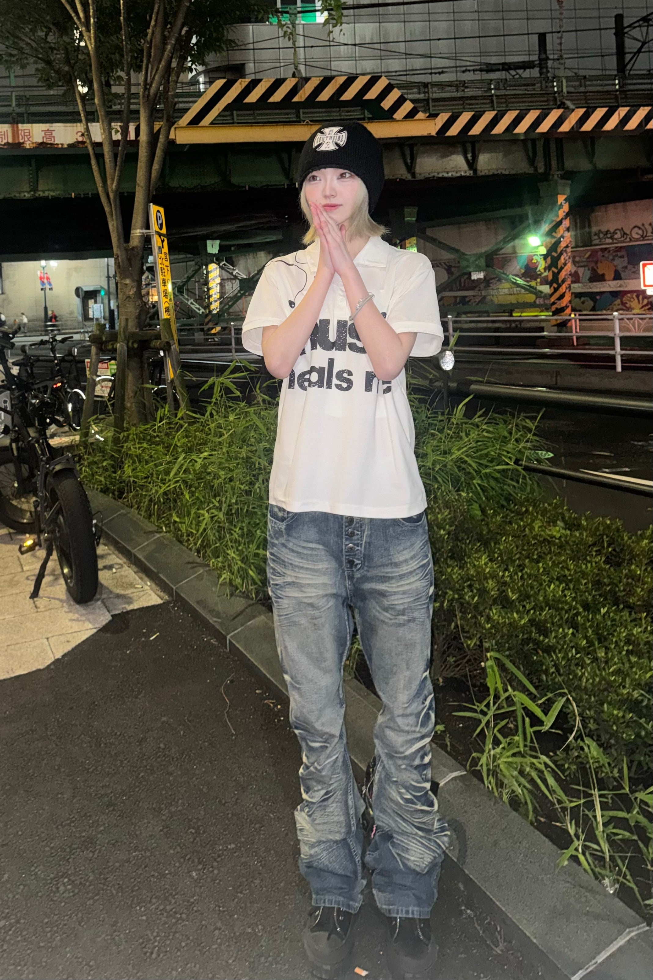 グラフィックポロTシャツ NA10568
