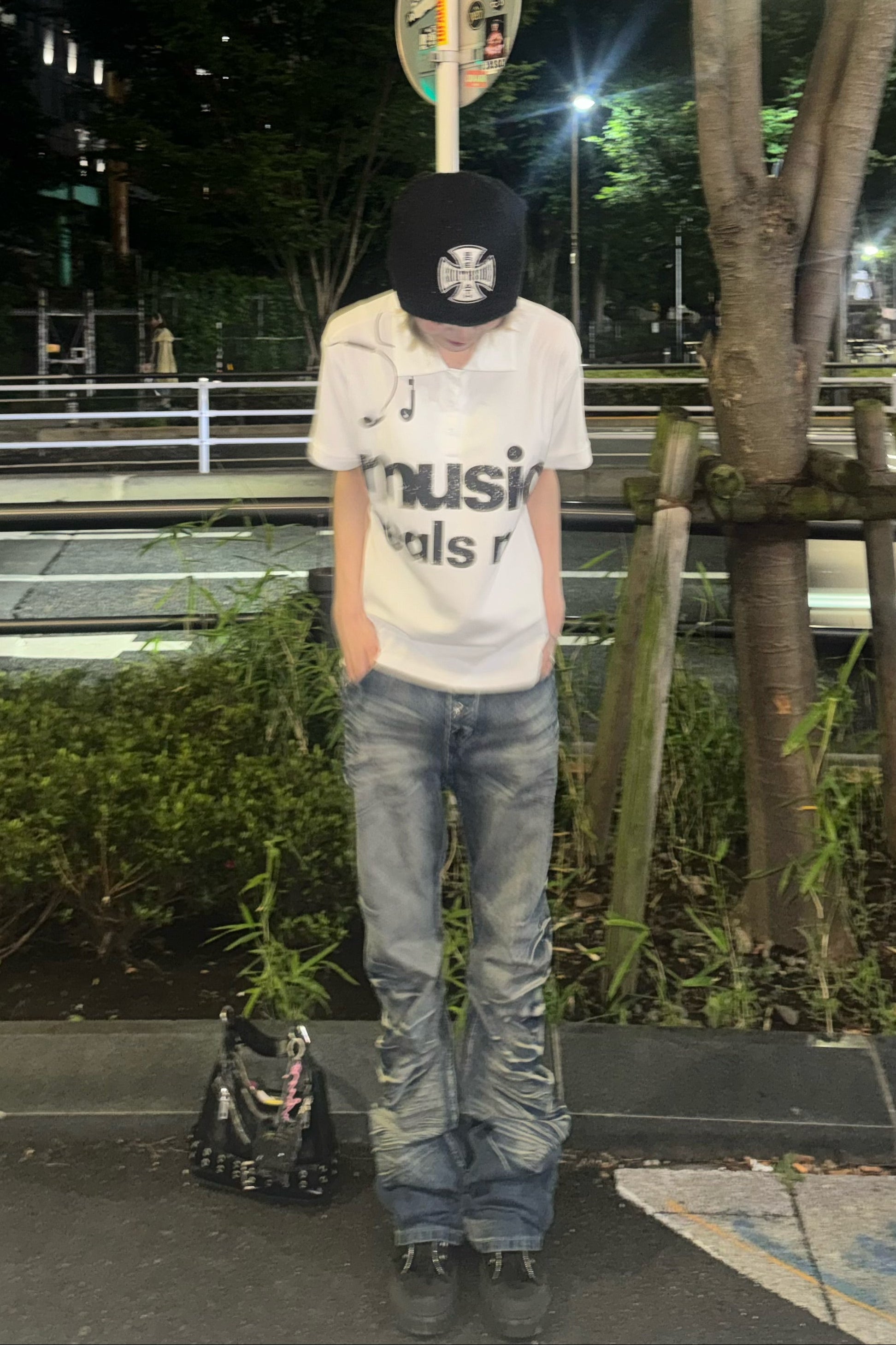 グラフィックポロTシャツ NA10568