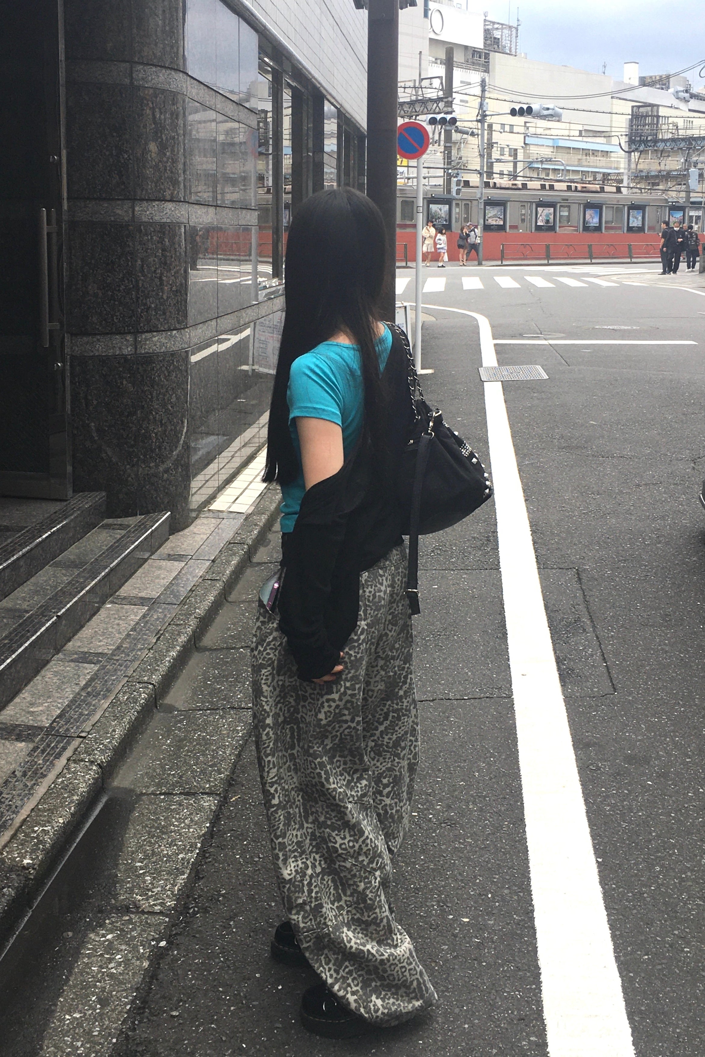 レオパードワイドパンツ NA10870