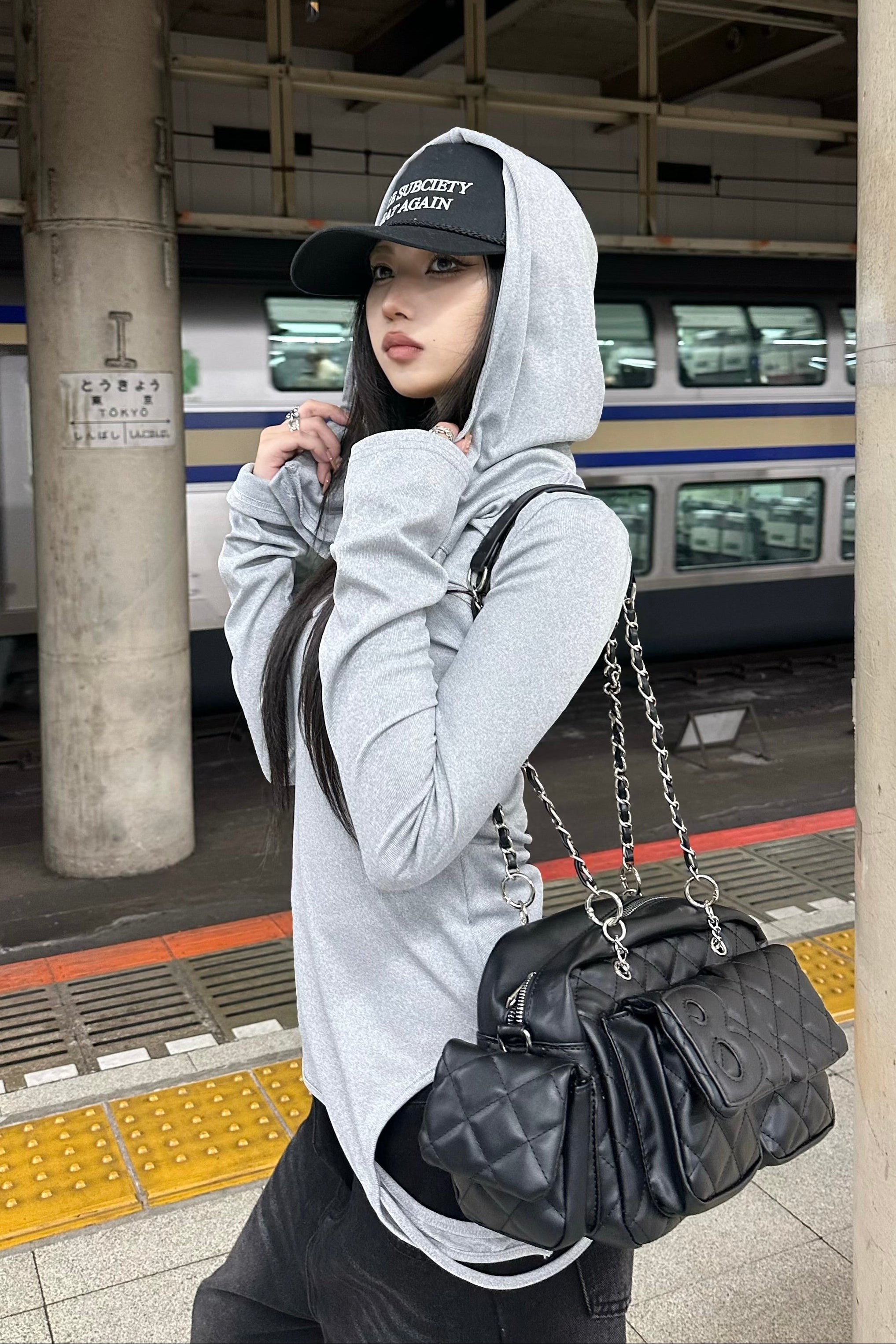 サイドカットフードトップス NA10441