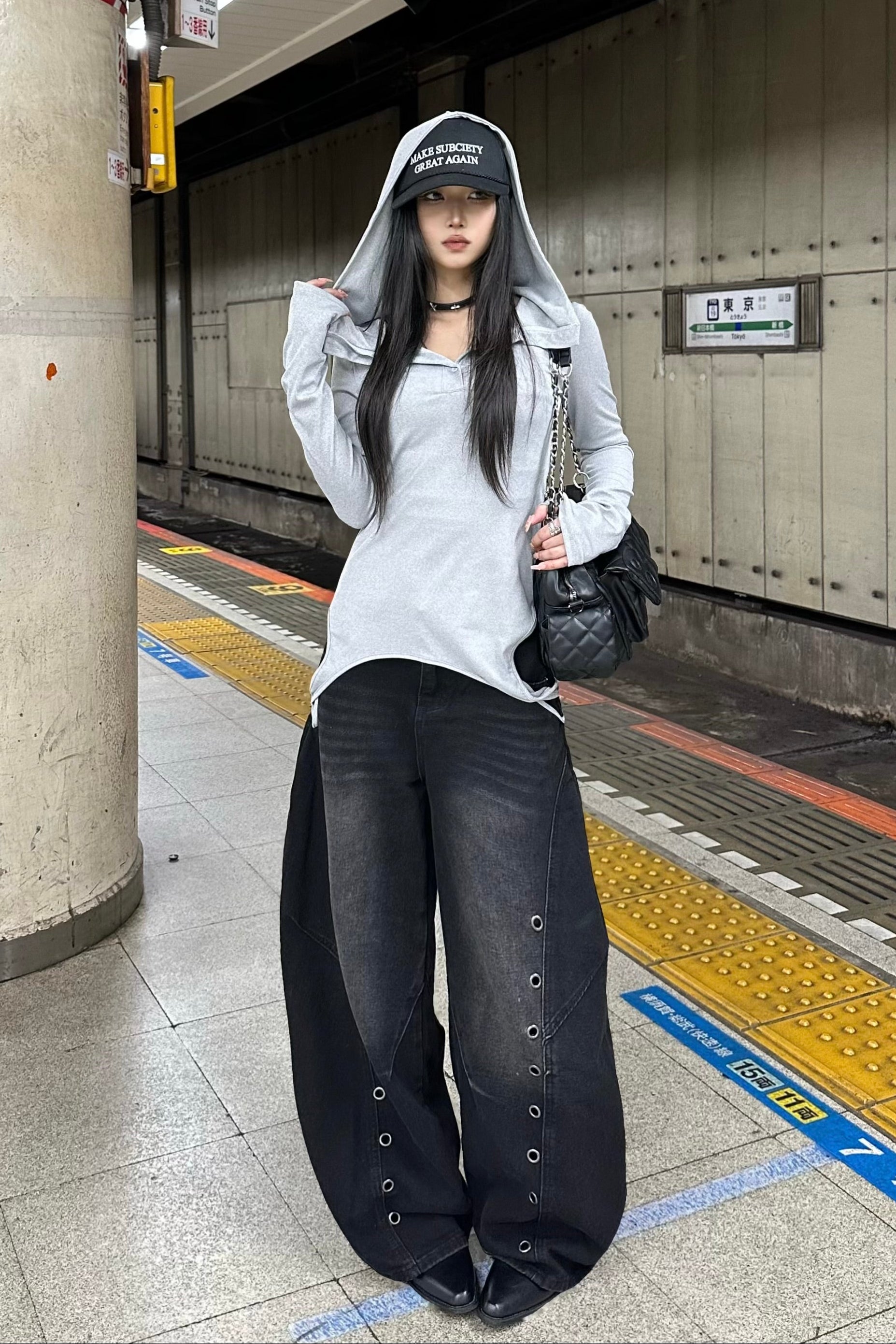 サイドカットフードトップス NA10441