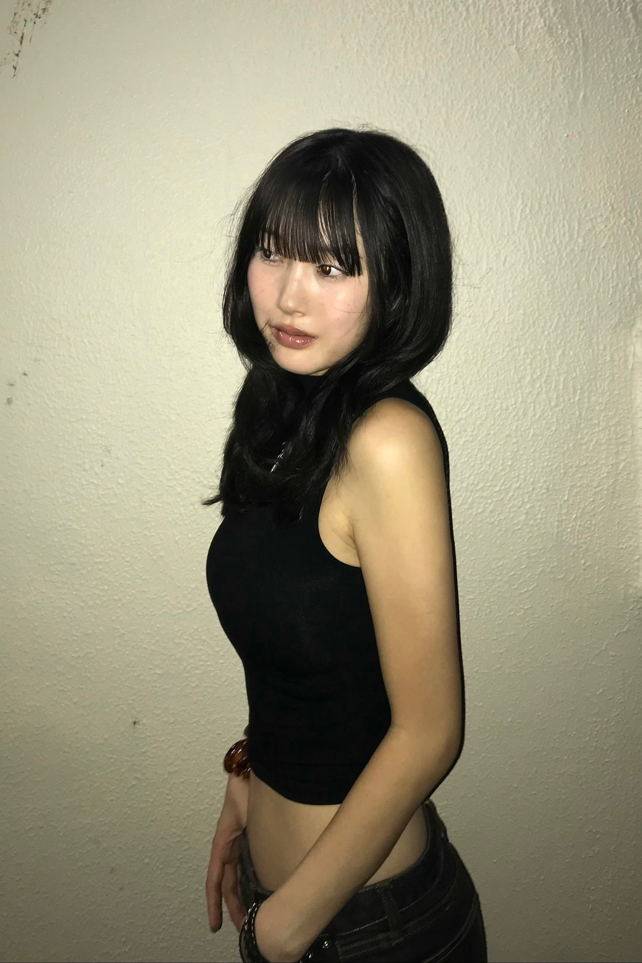 クロップドネックノースリーブ NA10814
