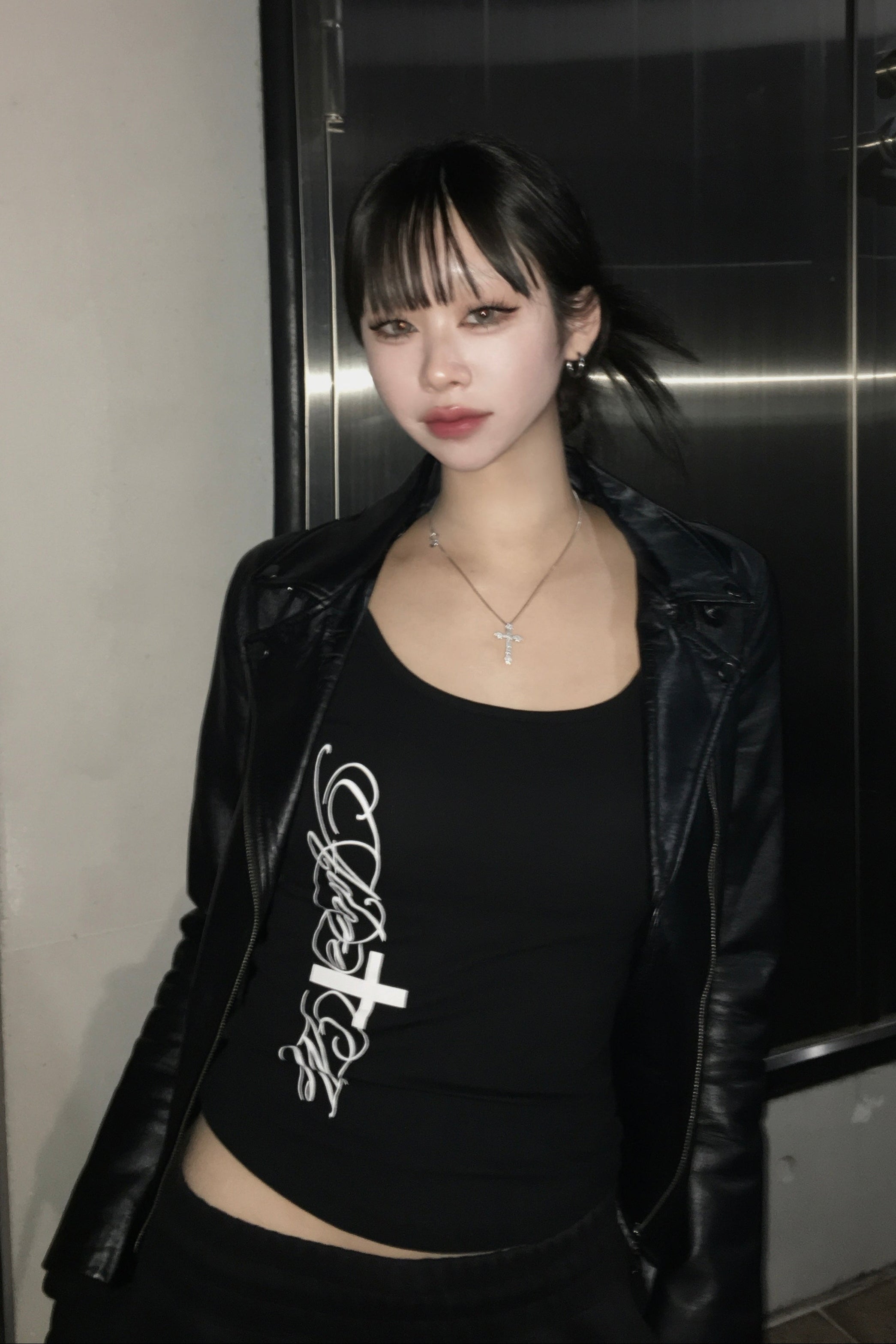 クロスデザインスリムトップス NA10373