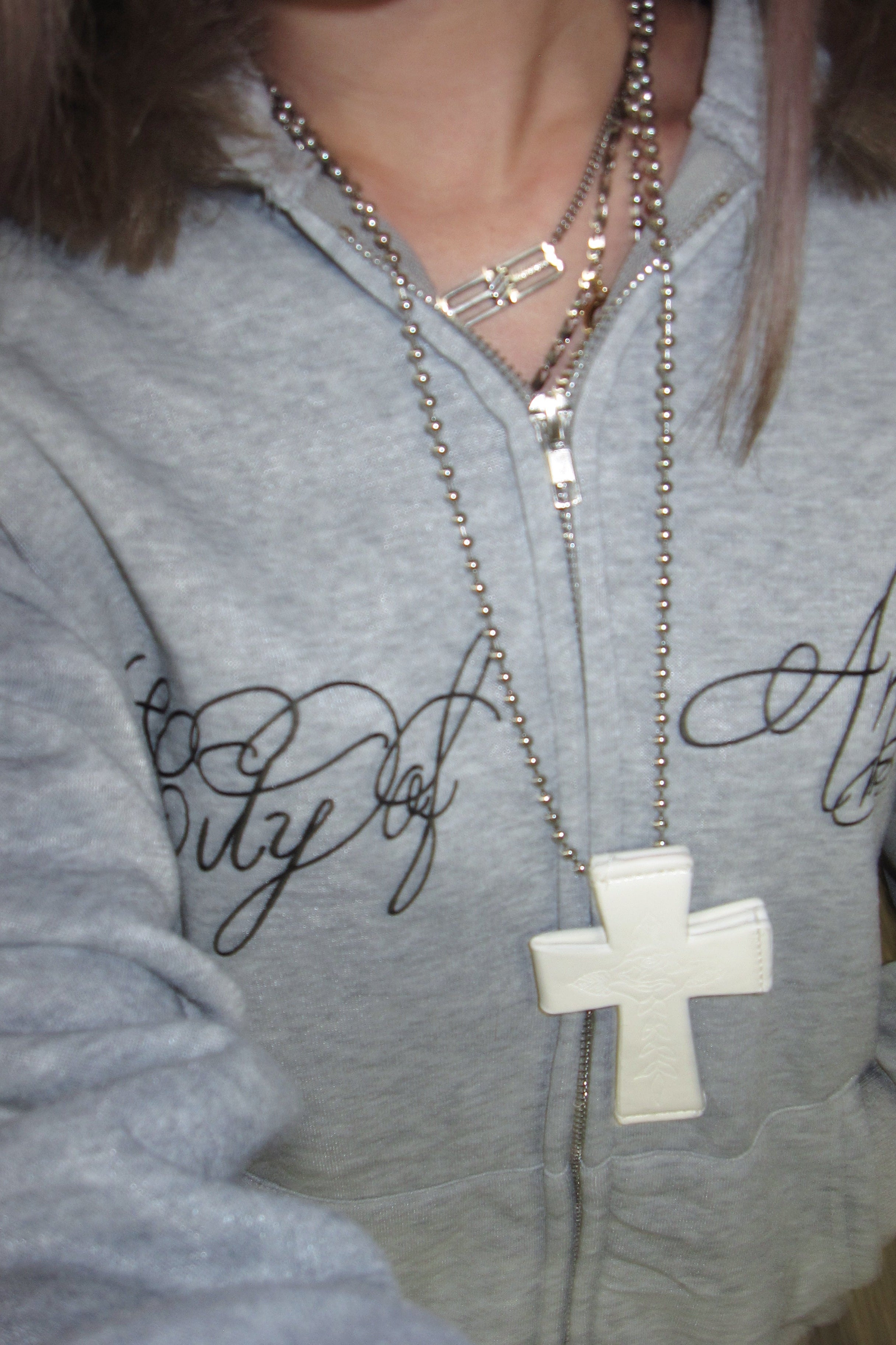 レタリングファーパーカー NA10089