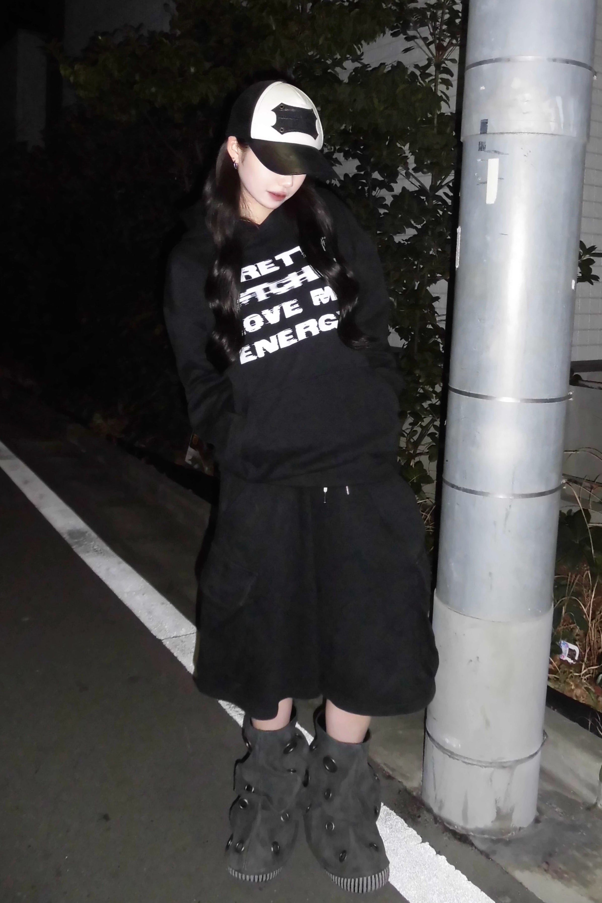 レタリングプリントパーカー NA10370