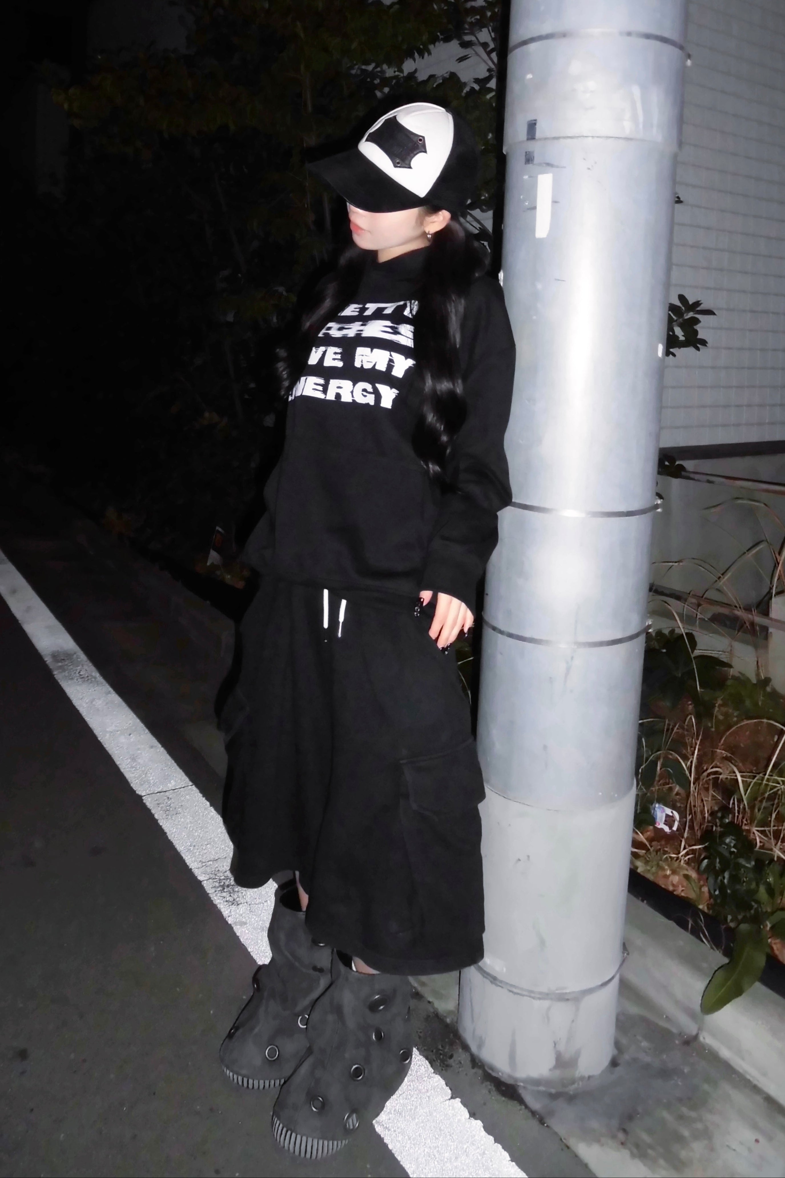 レタリングプリントパーカー NA10370