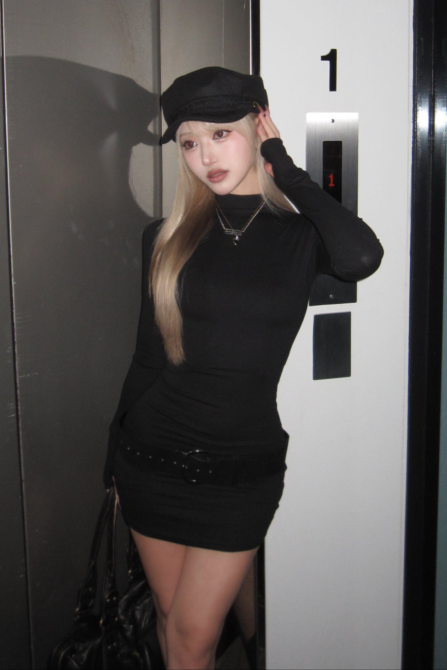 スリムフィットワンピース NA10399