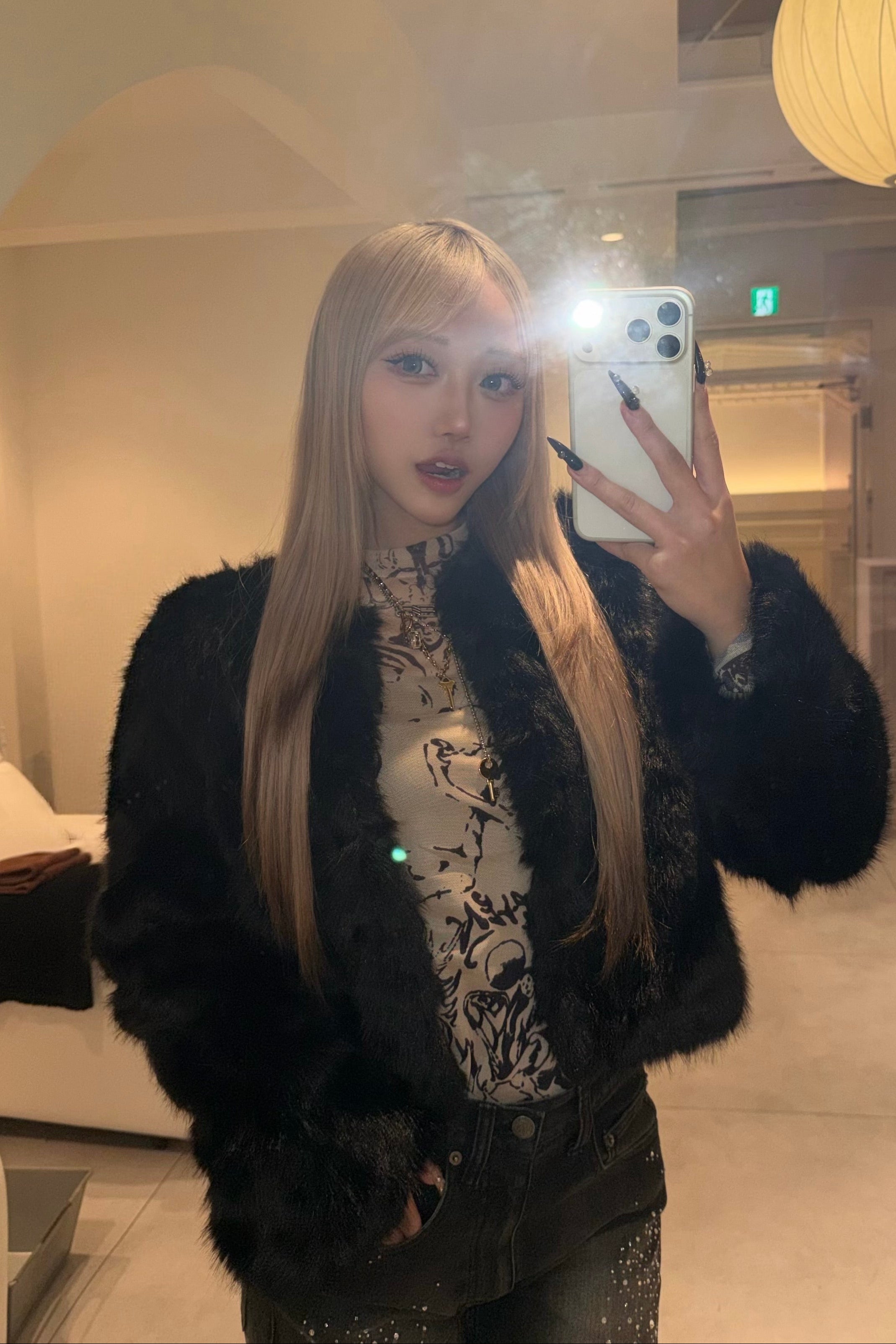 フェイクファージャケット NA10185