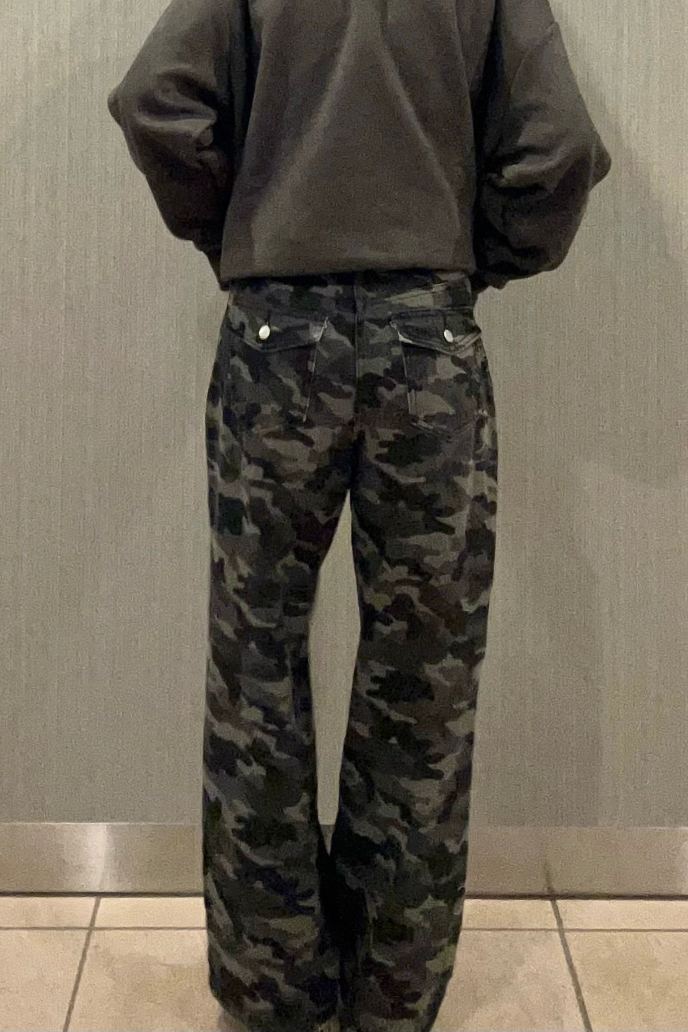 カモフラワイドパンツ NA10529