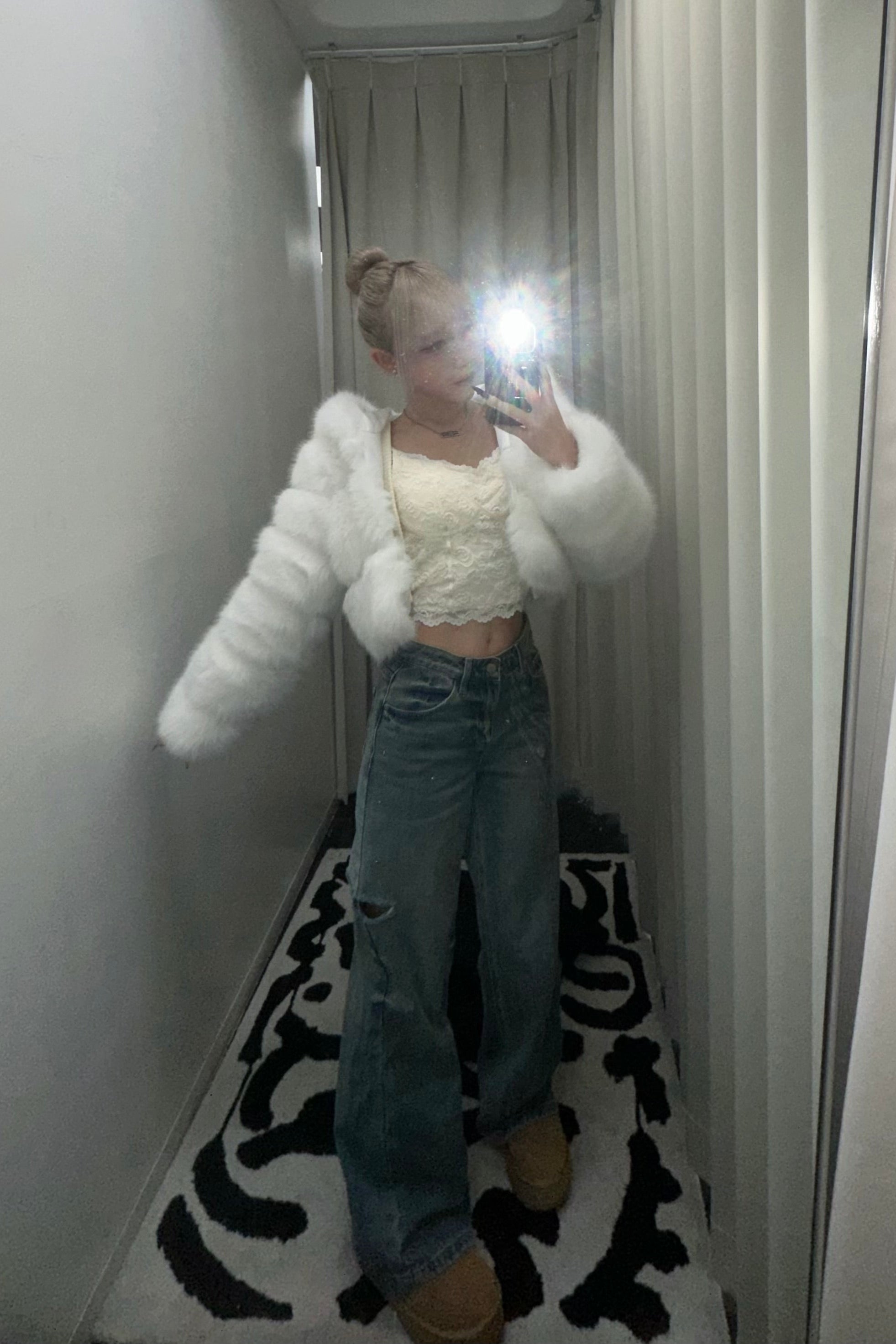 ボリュームフードファージャケット NA10188