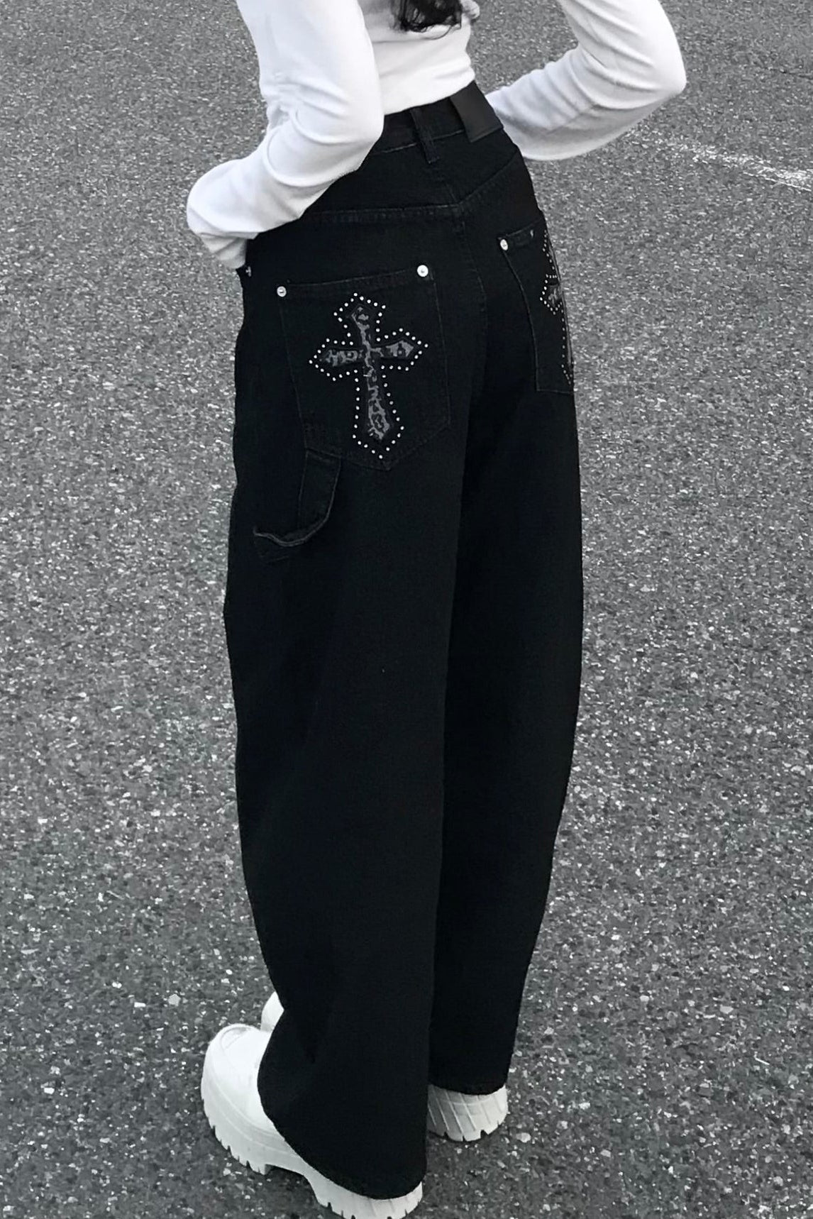 バックポケットデザインパンツ NA13579