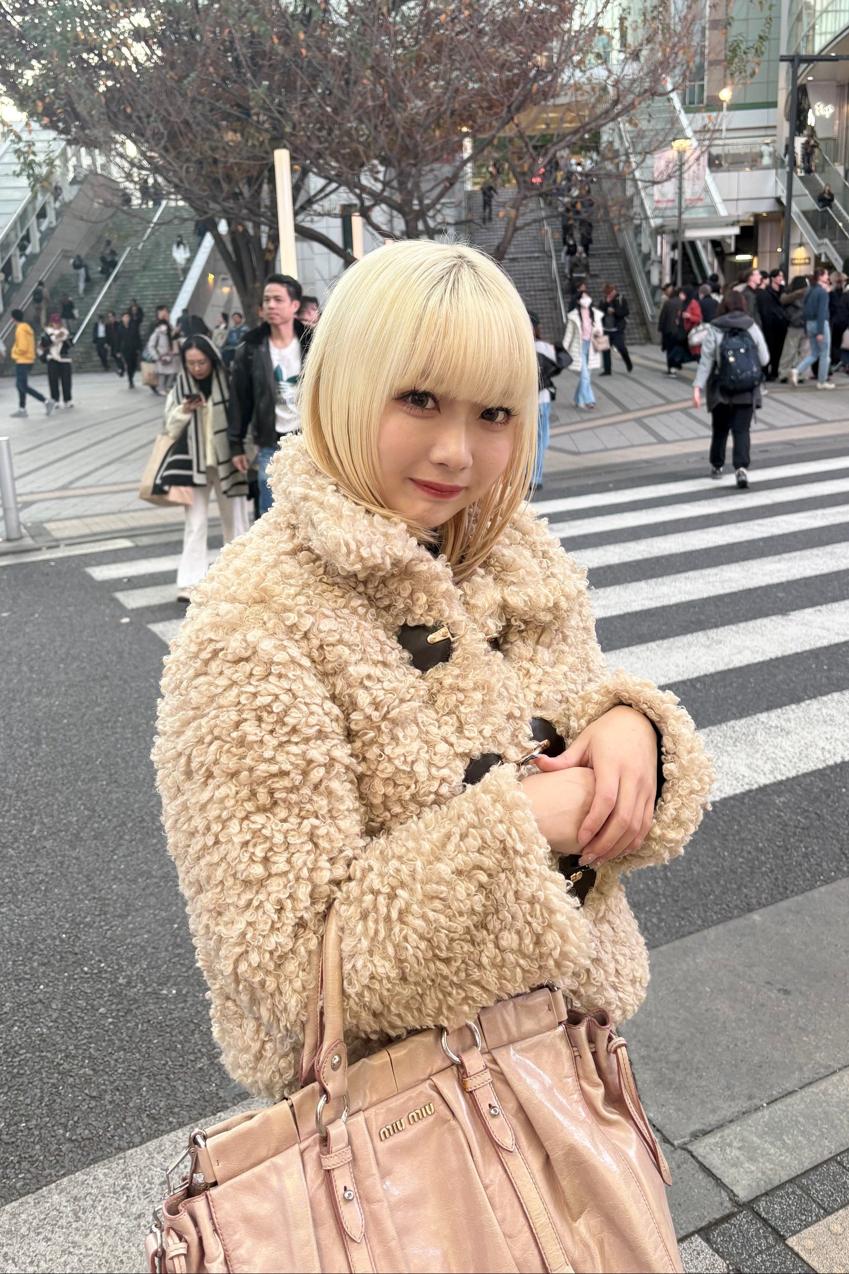 フェイクボアダッフルジャケット NA10237