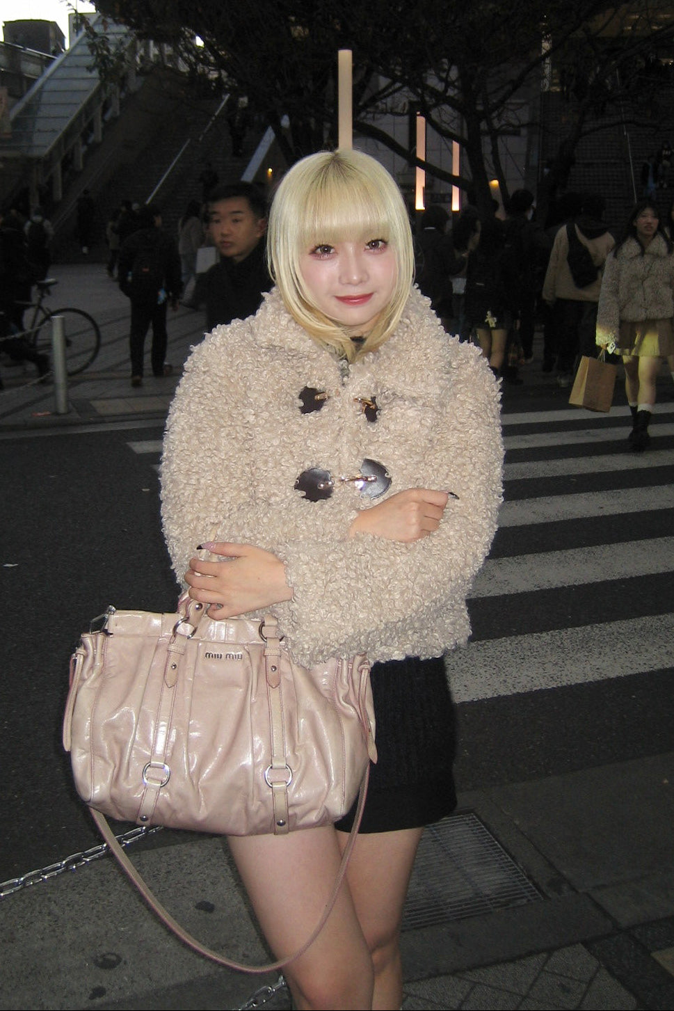 フェイクボアダッフルジャケット NA10237