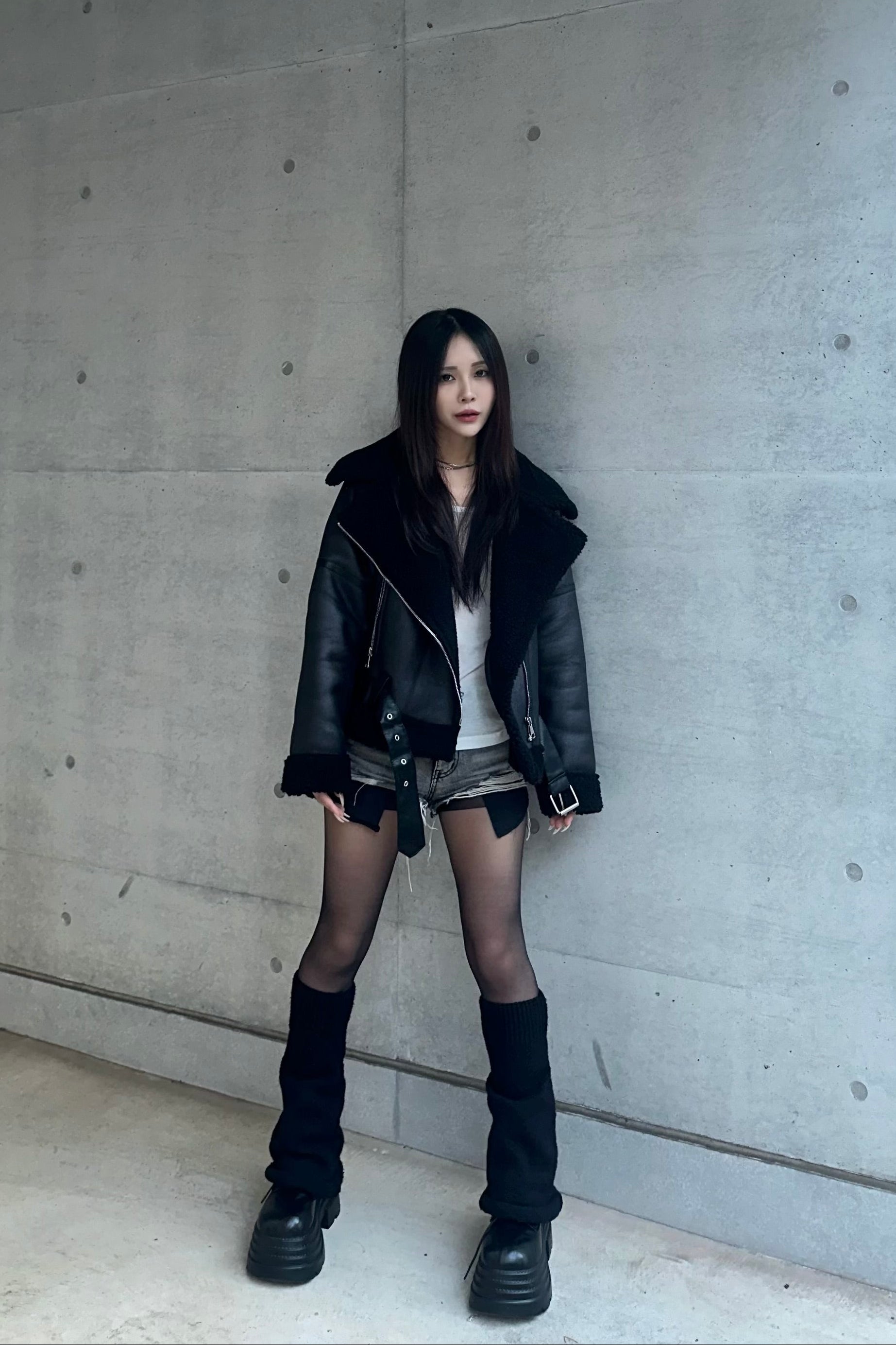 トリプルソールレースアップブーツ NA10198