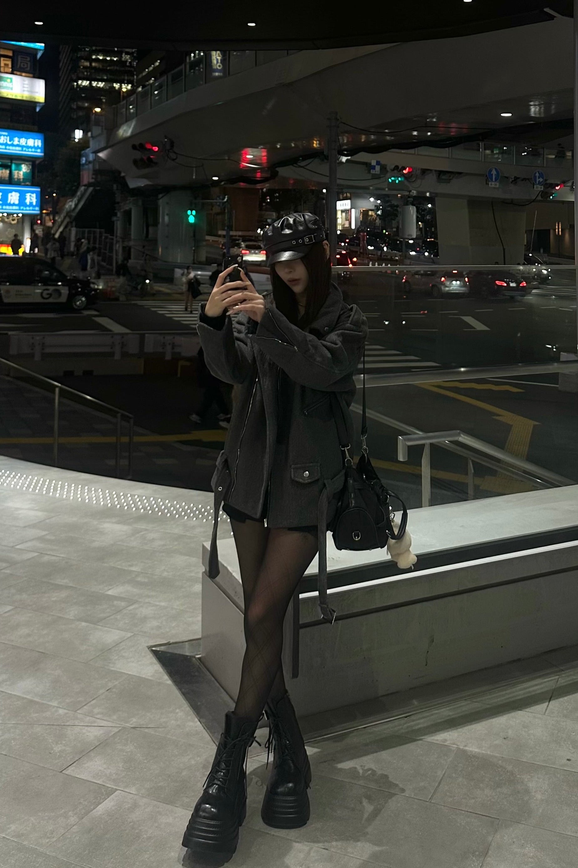 シャギーオーバーライダースコート NA10207