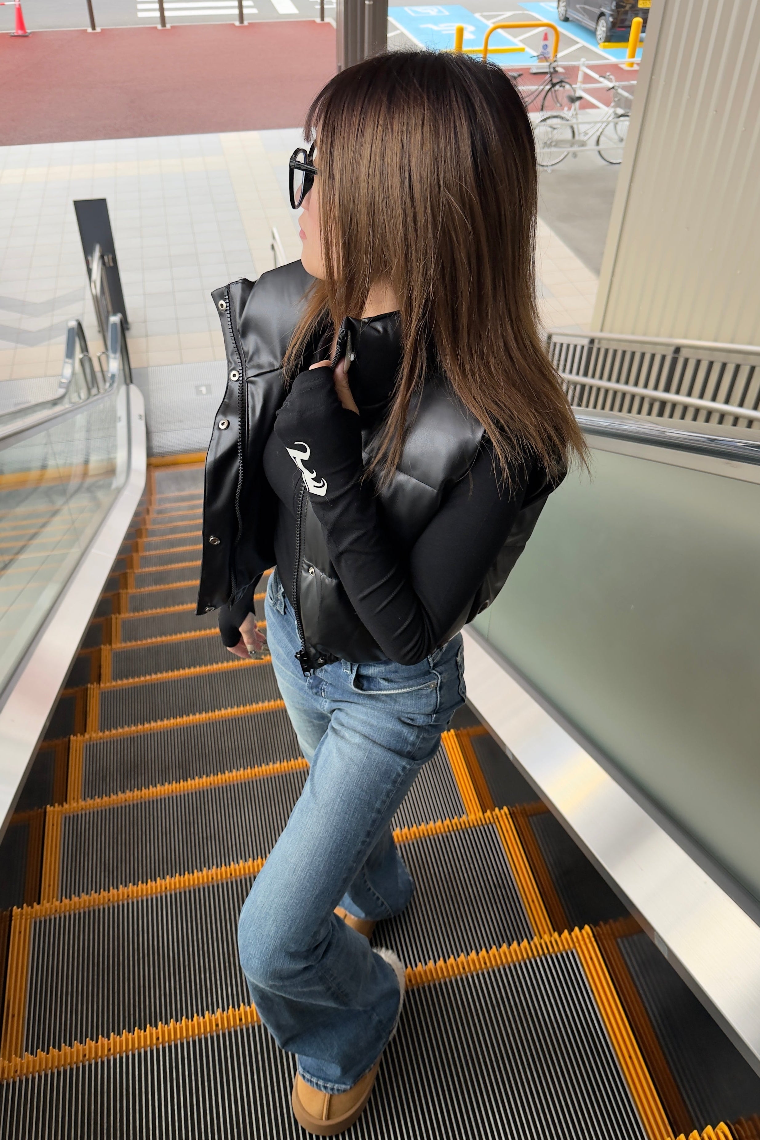 クロップドサイドレタリングトップス NA10117