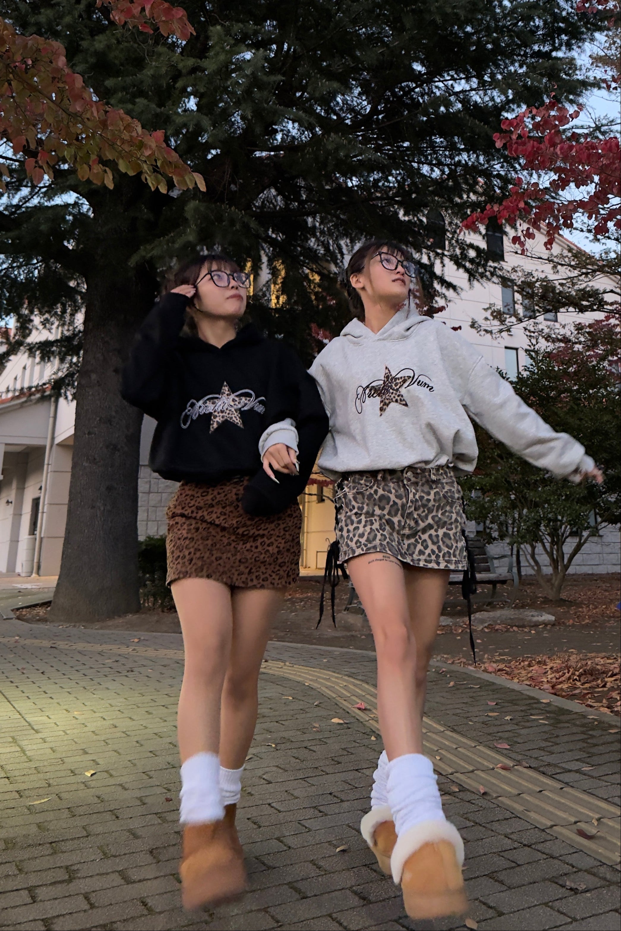 レオパードスターフーディ NA10036