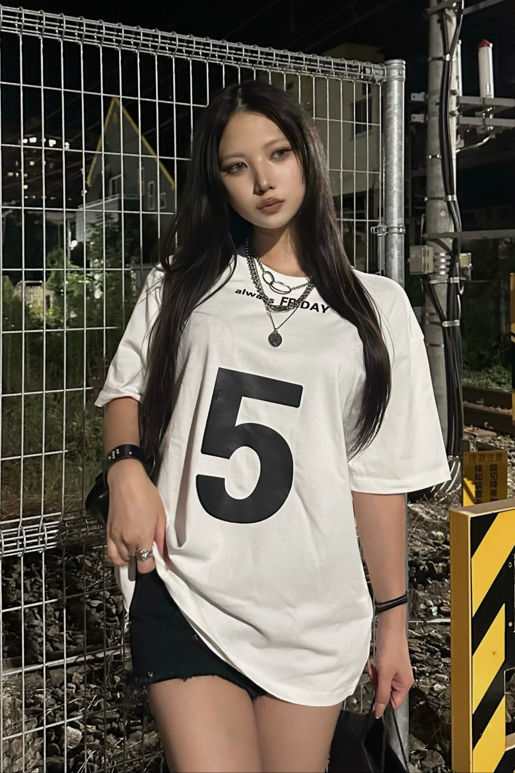 ナンバープリントTシャツ NA10890