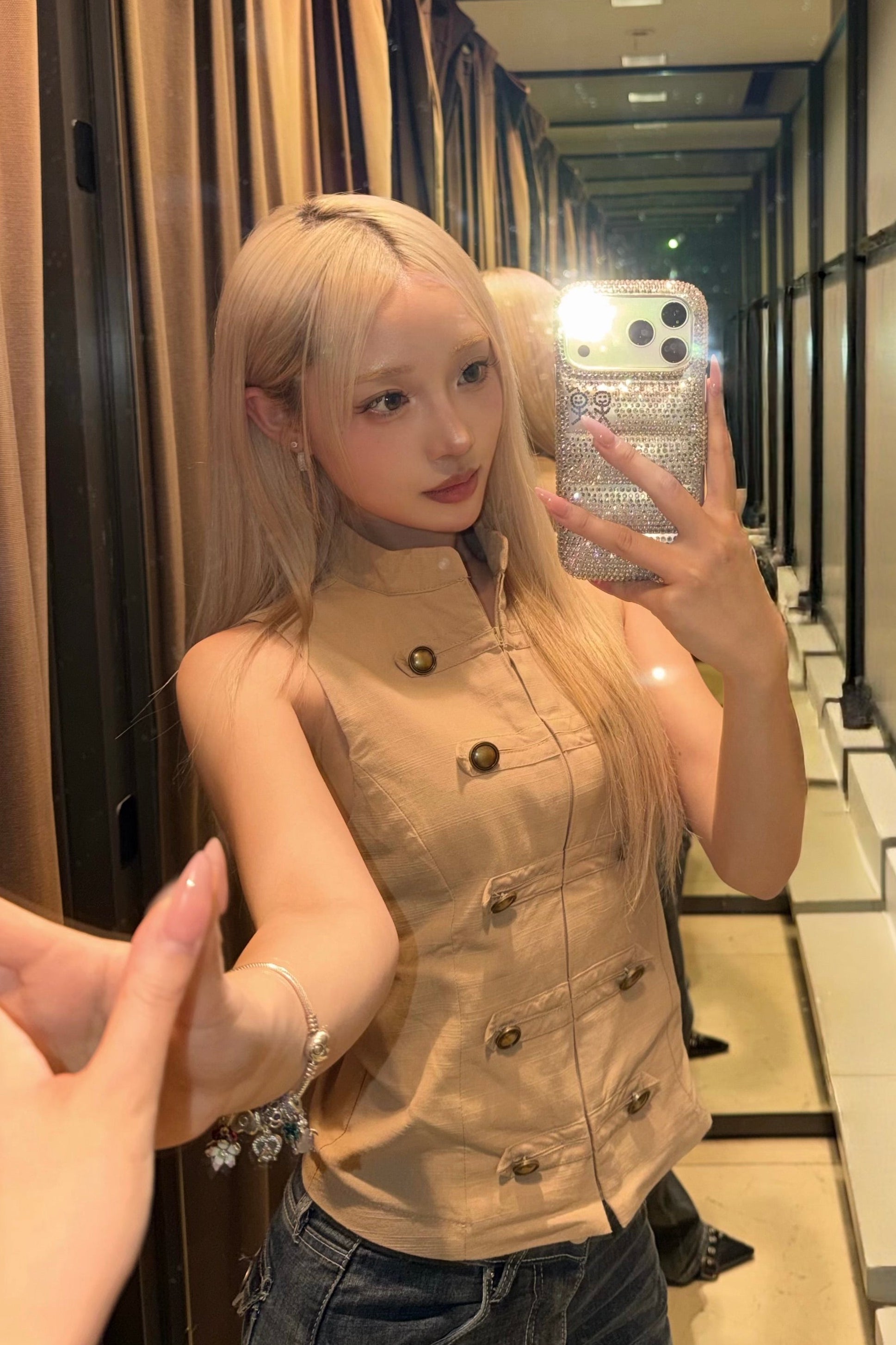 ノースリーブナポレオントップス NA10942