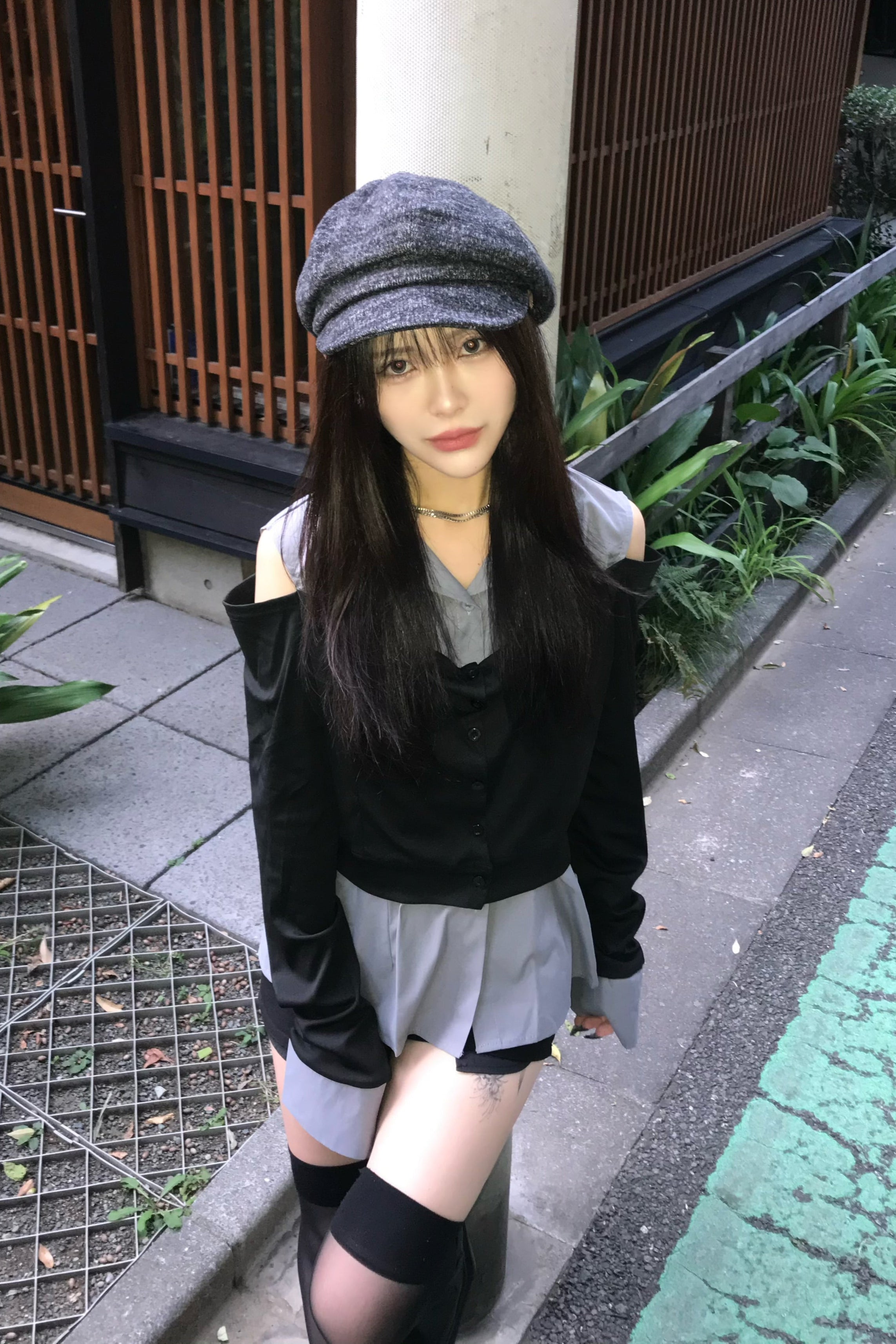 ツイードヴィンテージキャスケット NA10016