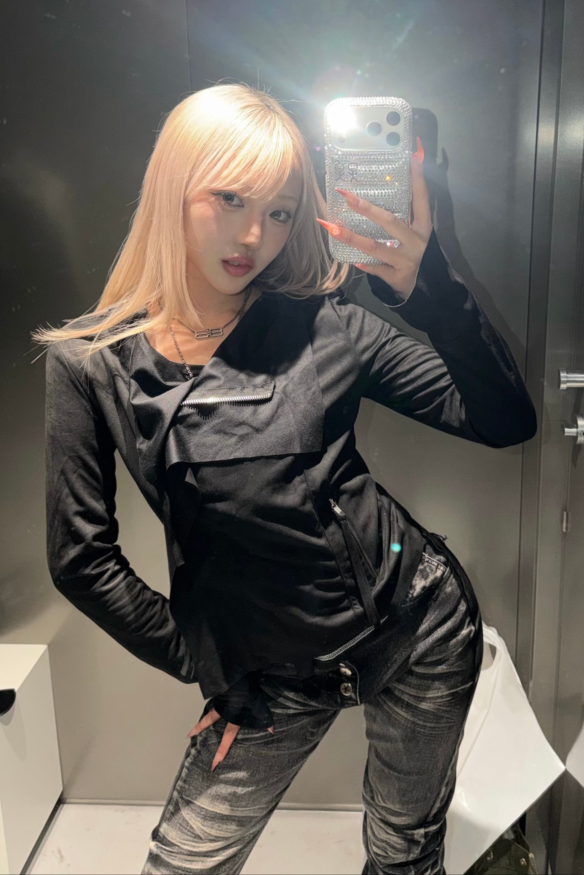 フリルデザインブラウス NA10402