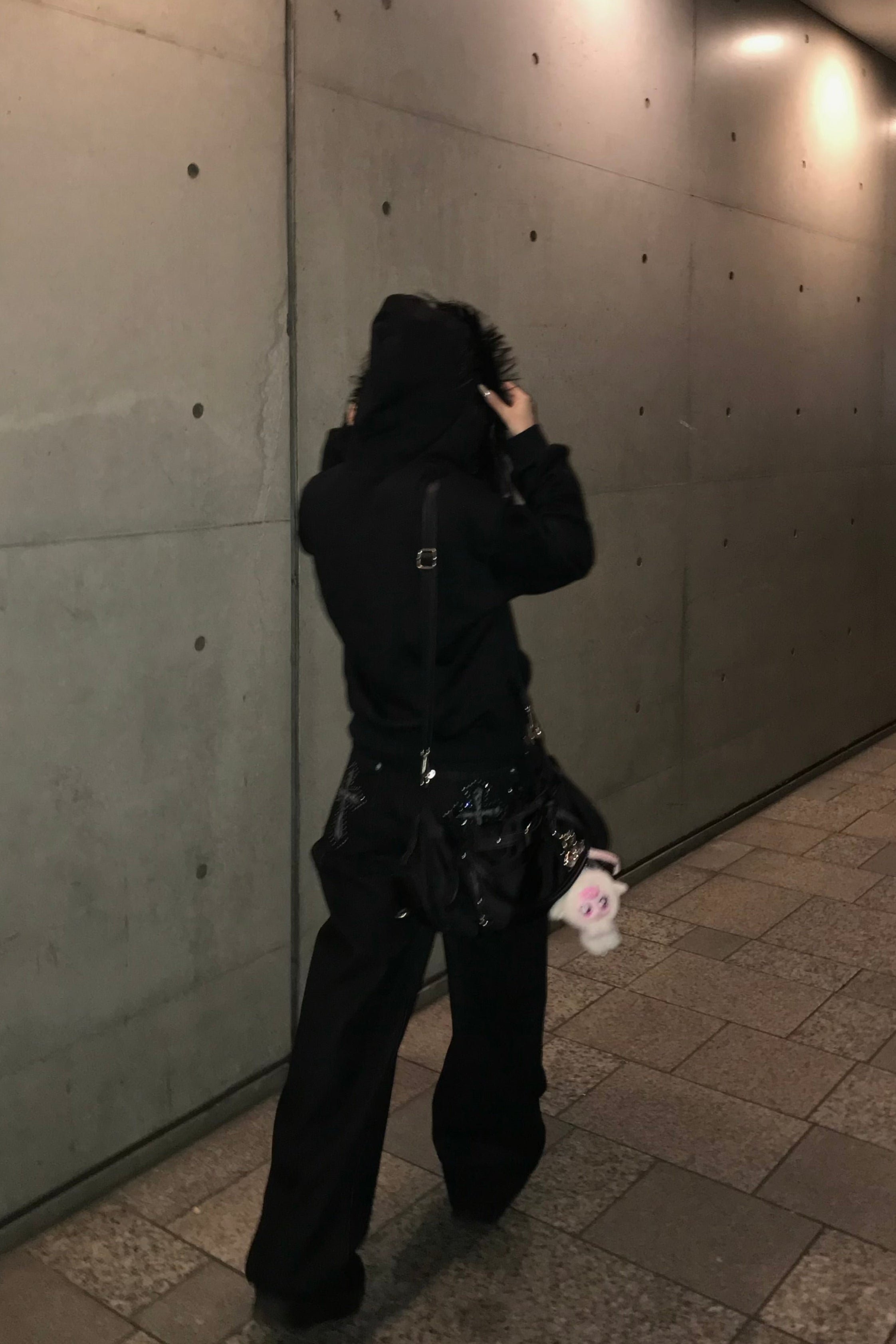 スタッズクロスワイドパンツ NA10197