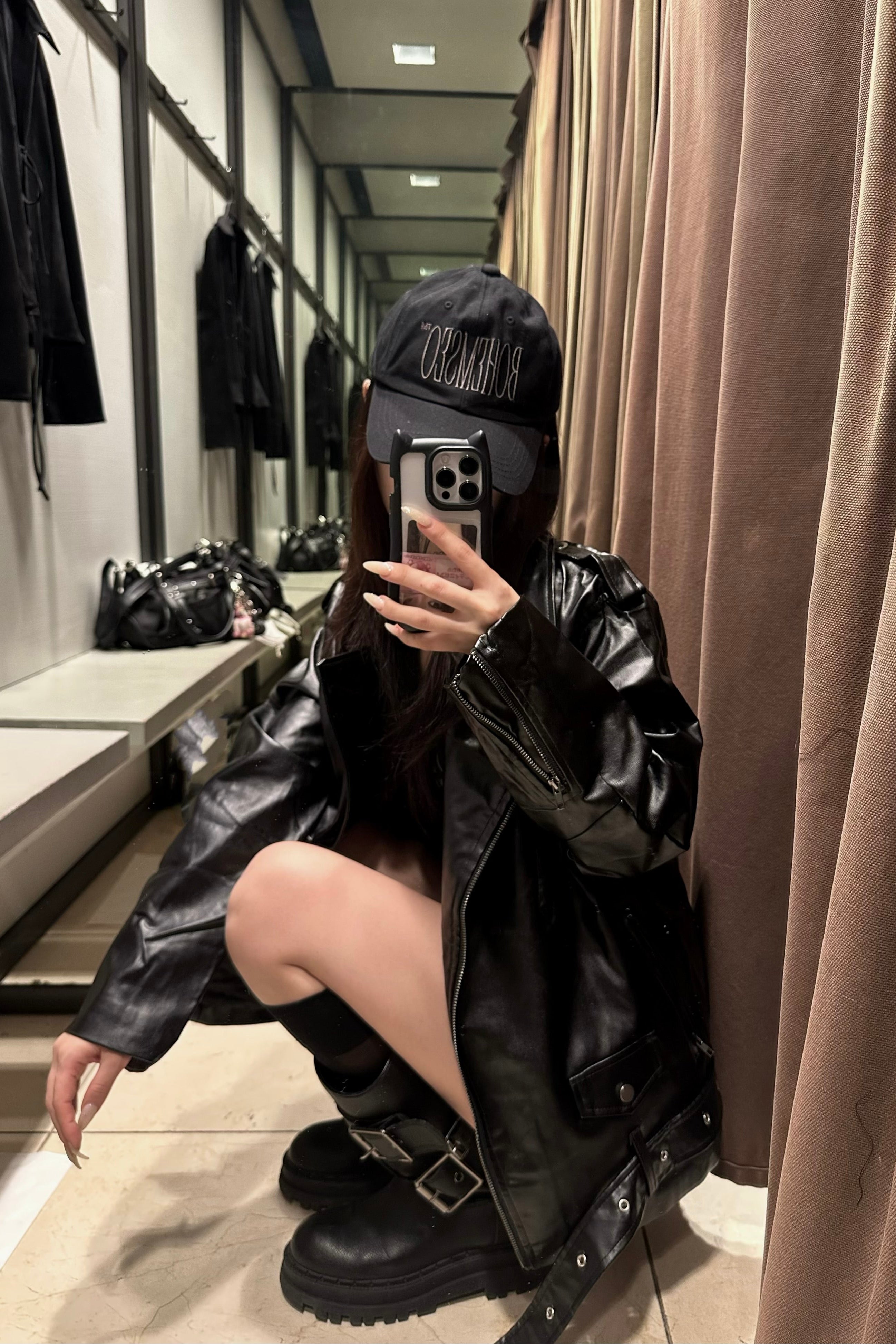 オーバーサイズストラップライダース NA10191