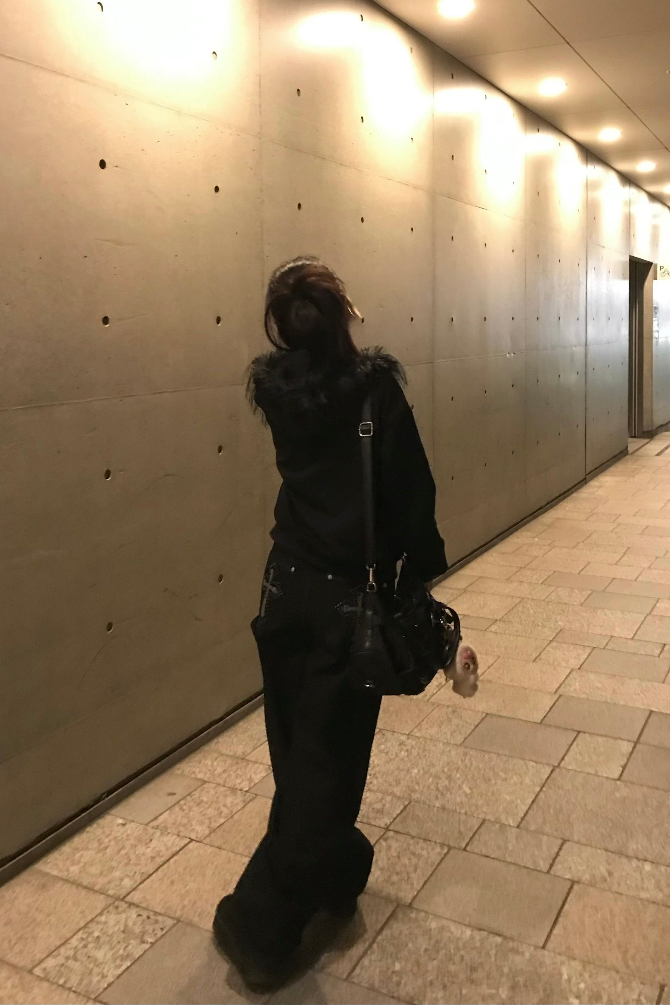 スタッズクロスワイドパンツ NA10197