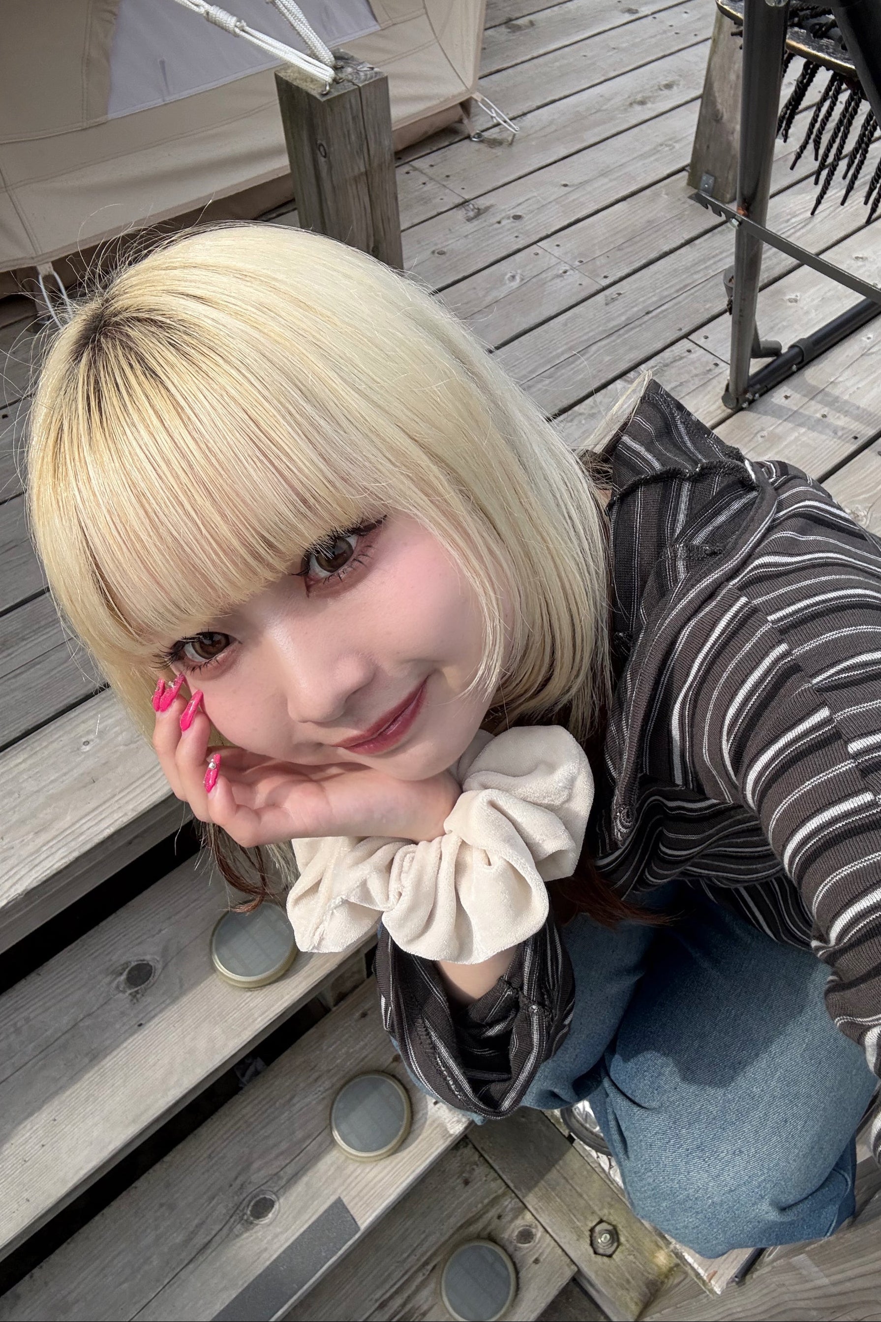 オフショルボーダートップス NA10467