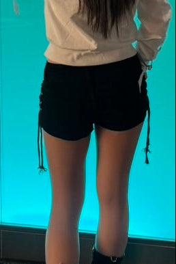 レースアップショートパンツ NA10377