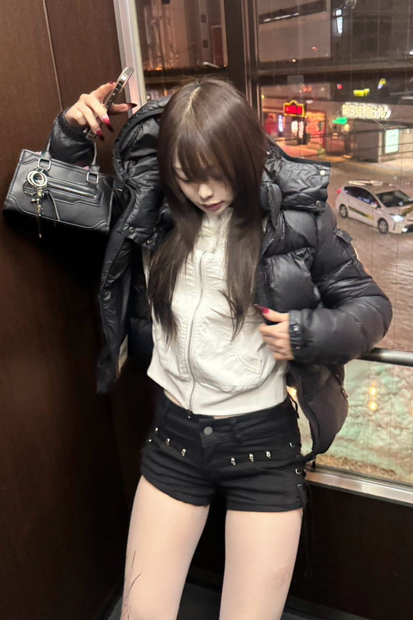 レースアップショートパンツ NA10377