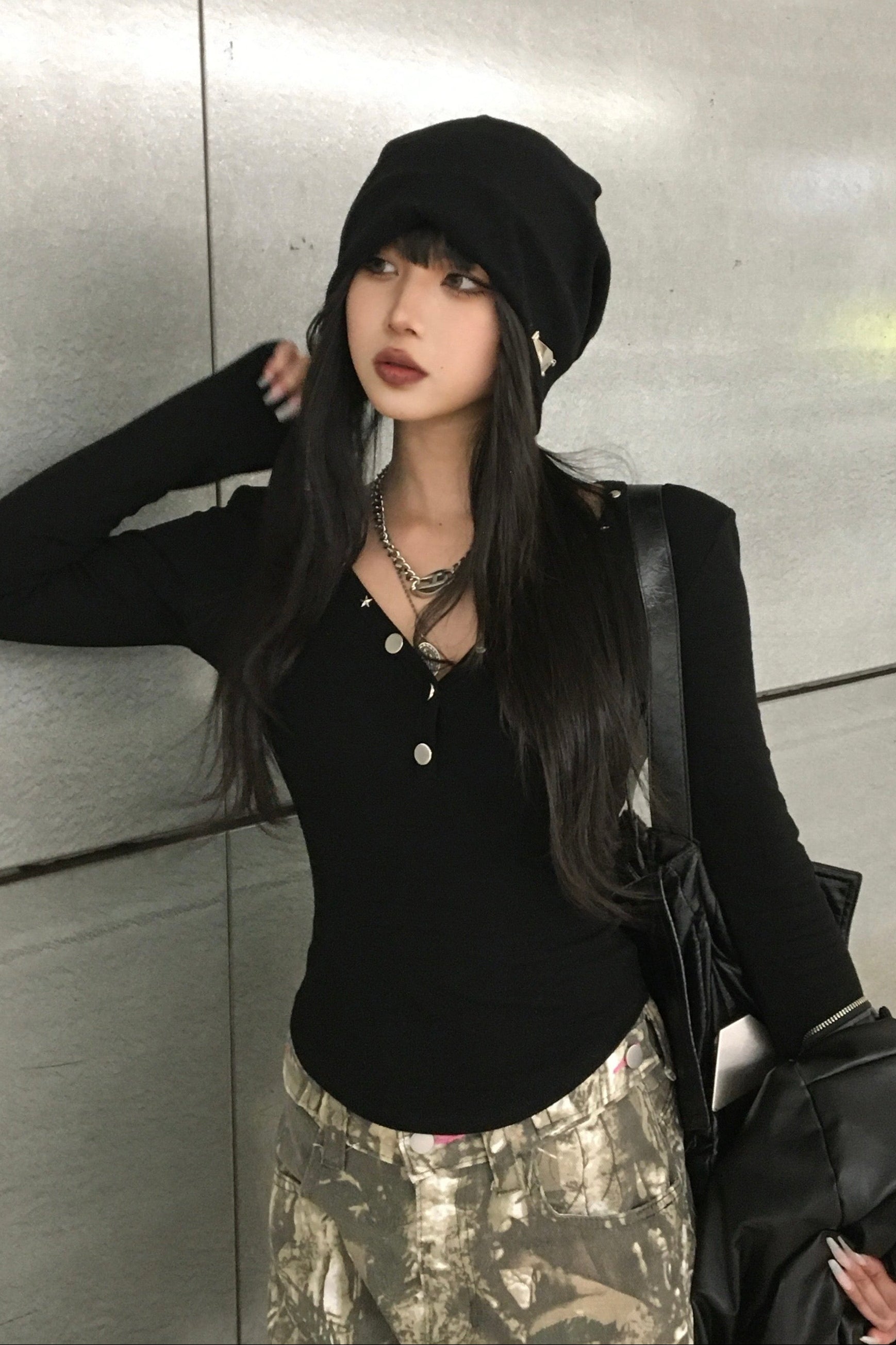 ワンポイントシンプルビーニー NA10322