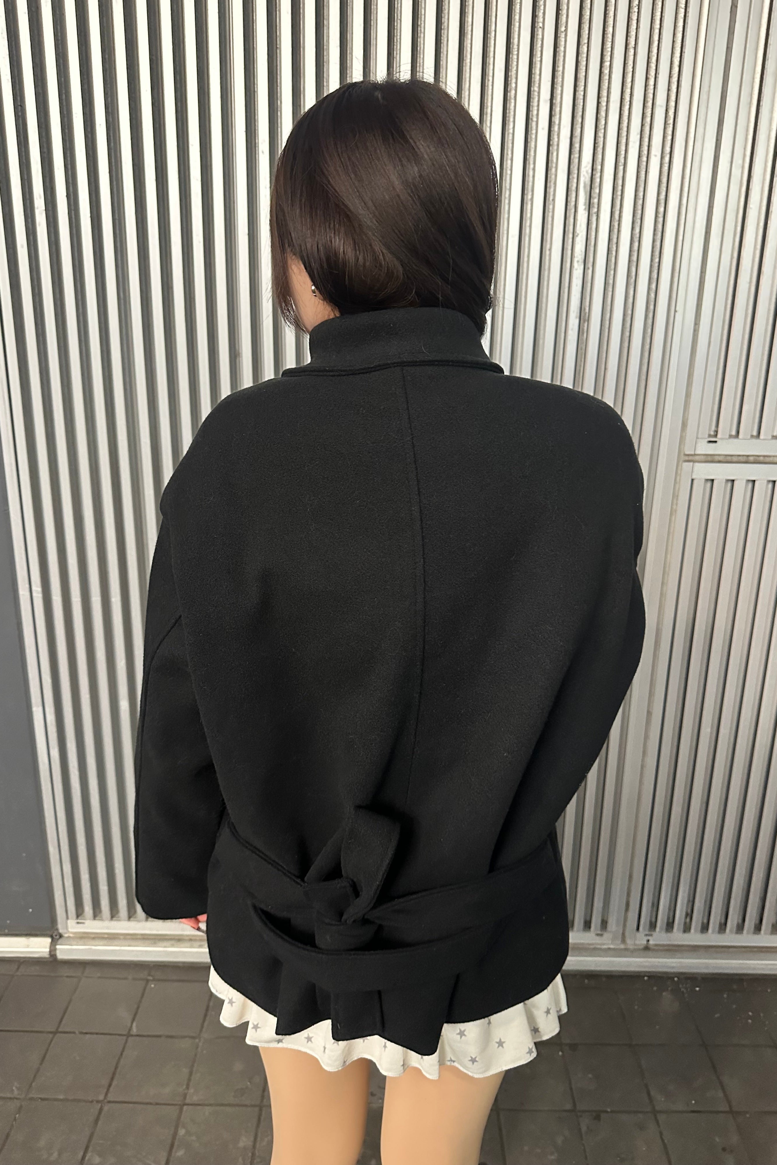 カラーボタンフレンチコート NA10375