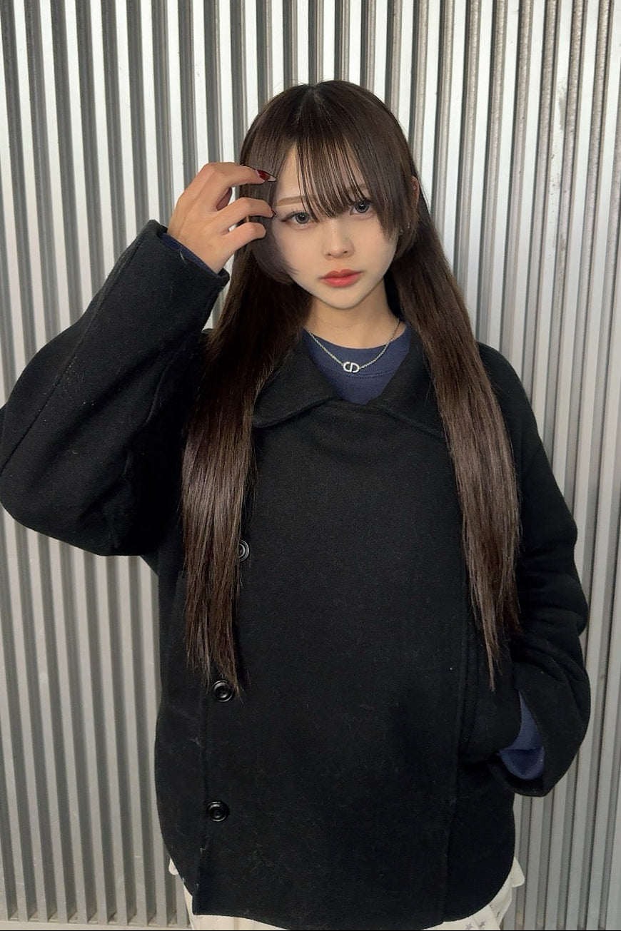 カラーボタンフレンチコート NA10375