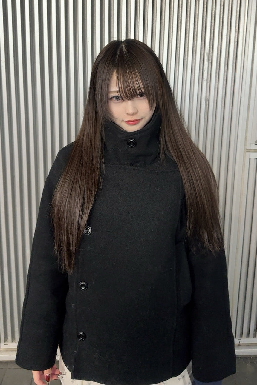 カラーボタンフレンチコート NA10375