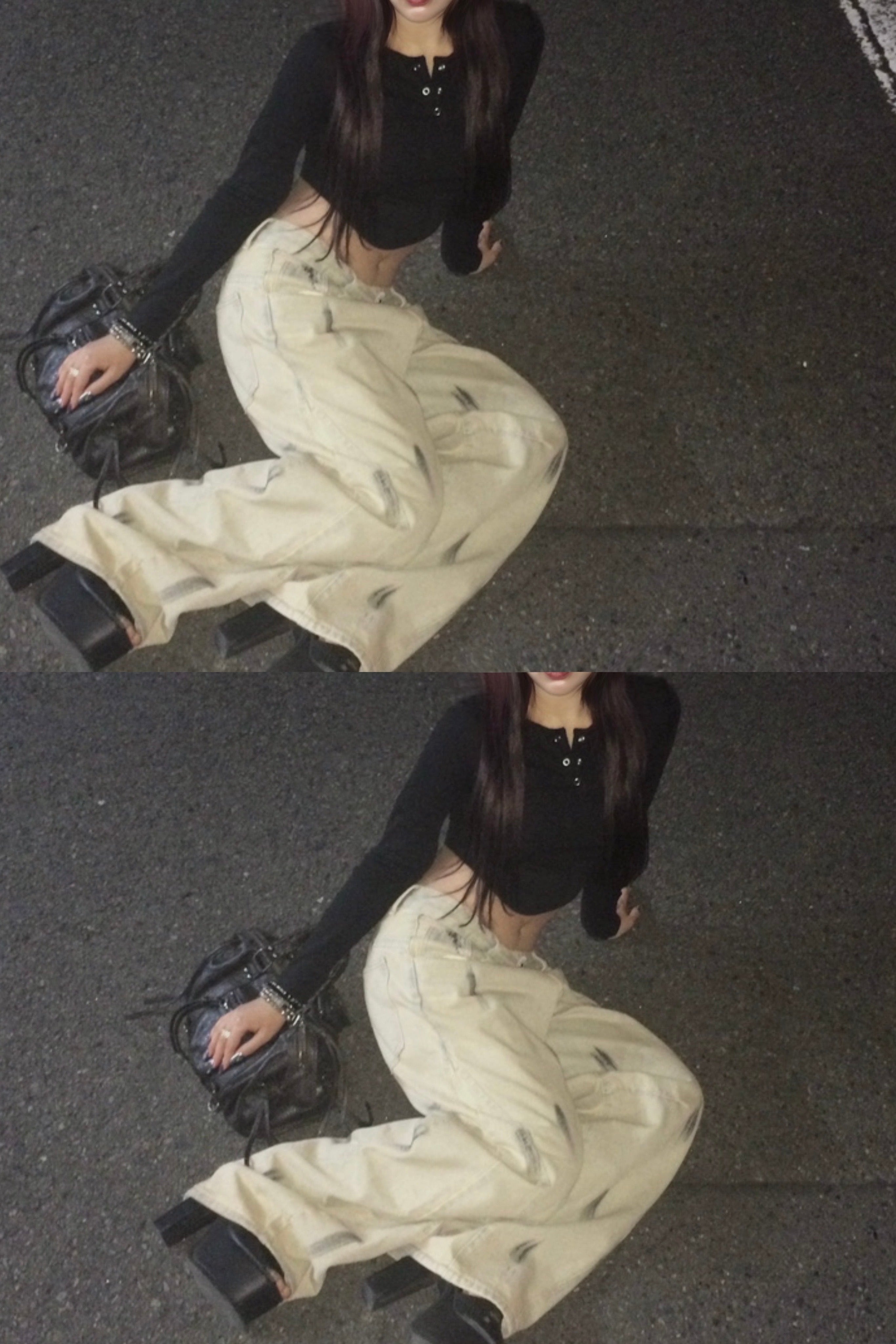 ウォッシュバルーンデニム NA10166