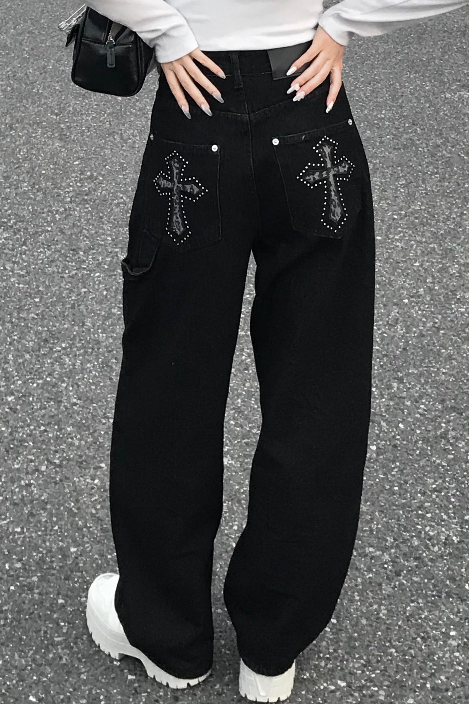 バックポケットデザインパンツ NA13579