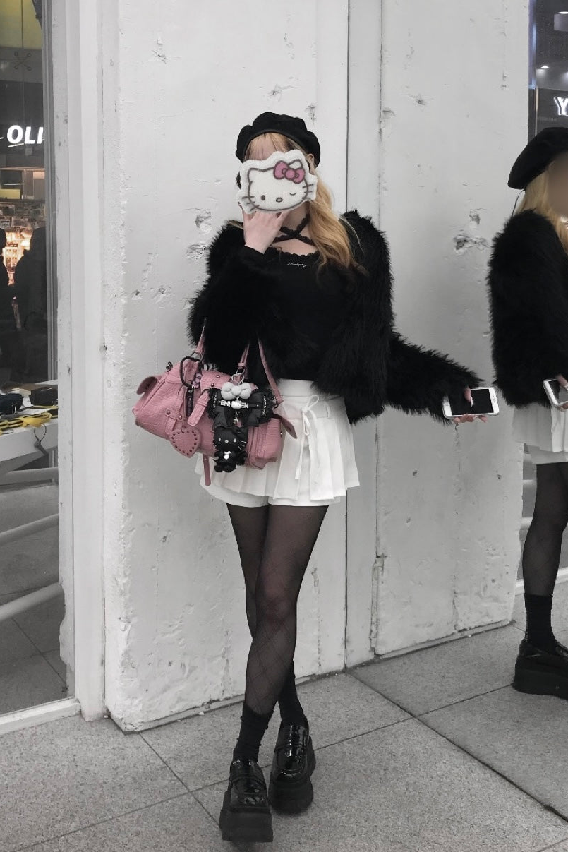 リボンプリーツミニスカート NA14221