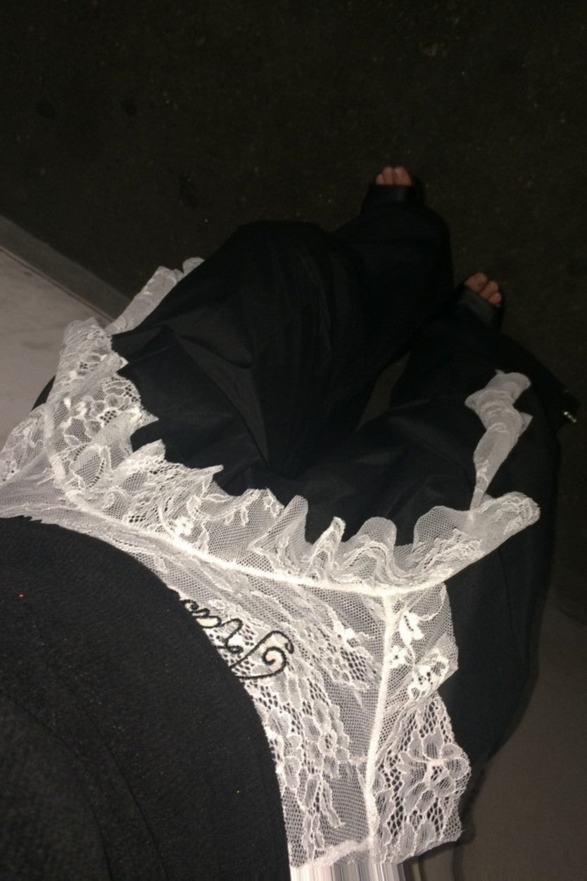 レイヤードレースナイロンパンツ NA10077