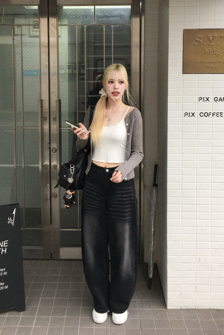 ニットショートカーディガン NA10097